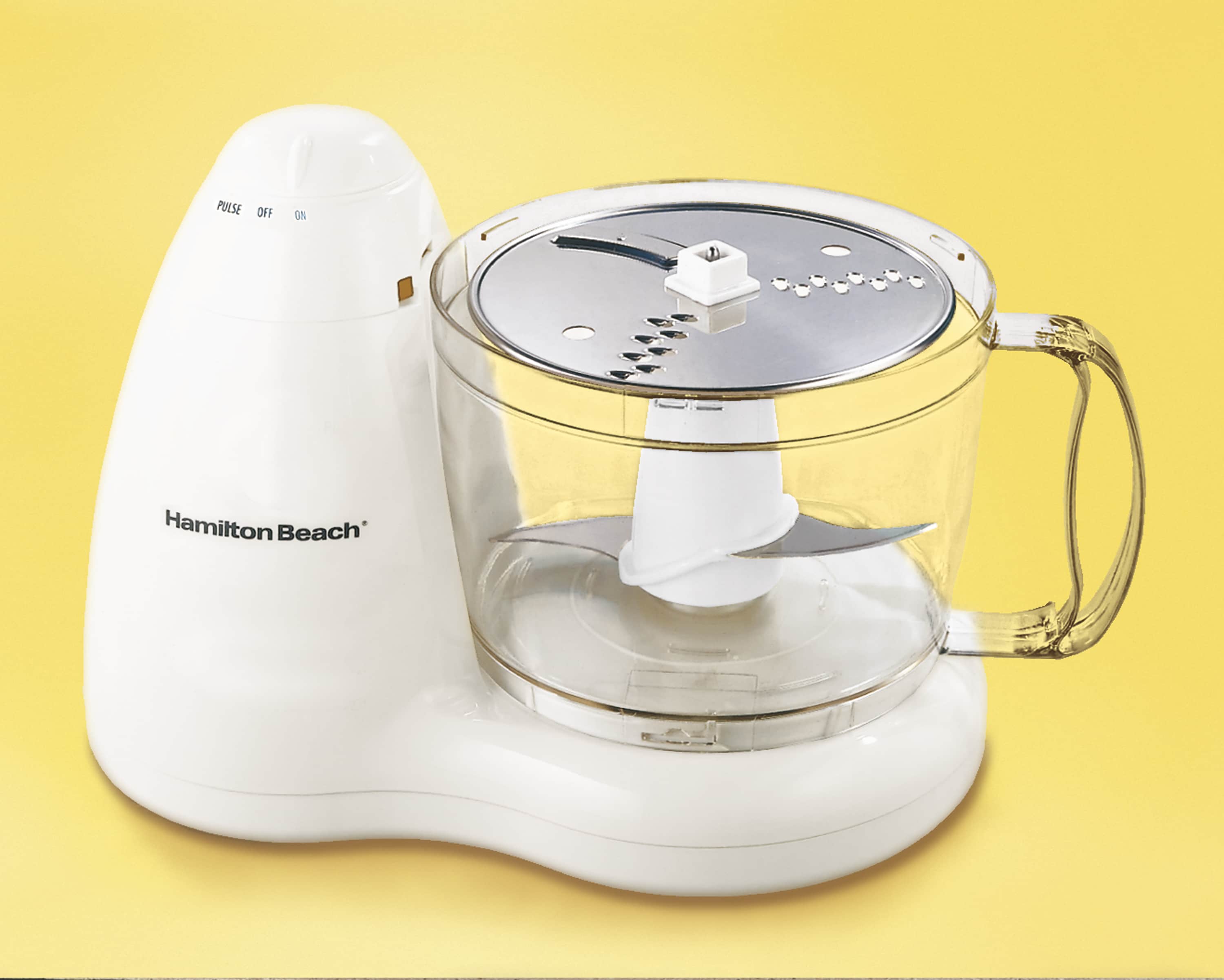 Hamilton Beach White 8-Cup Food Processor with Variable Speed
