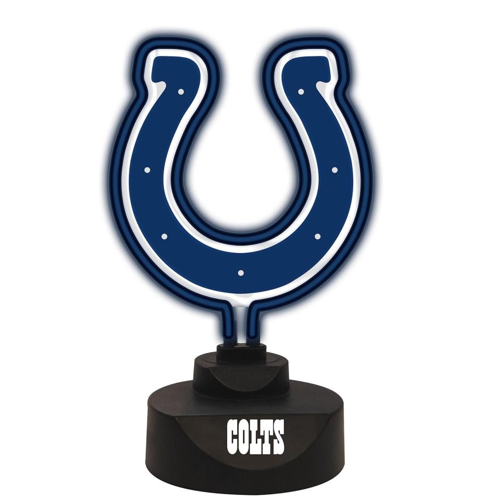 The Memory Company NFL-IND-1618 Indianapolis Colts 2-in Constant Neon Man Cave Lighted Sign