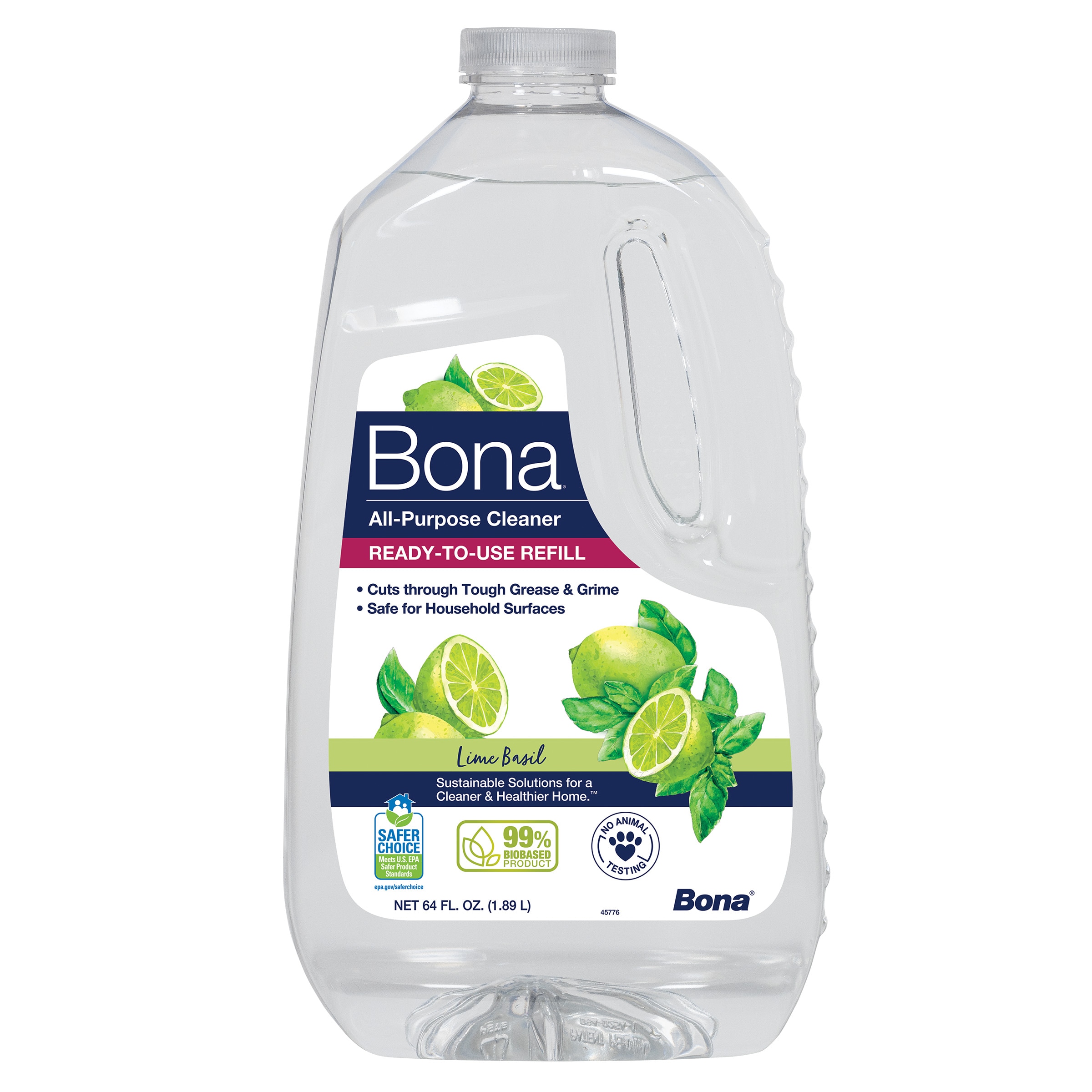 Bona WM700053019 64 Fluid ounce(s) Lime Basil Liquid All-Purpose Cleaner