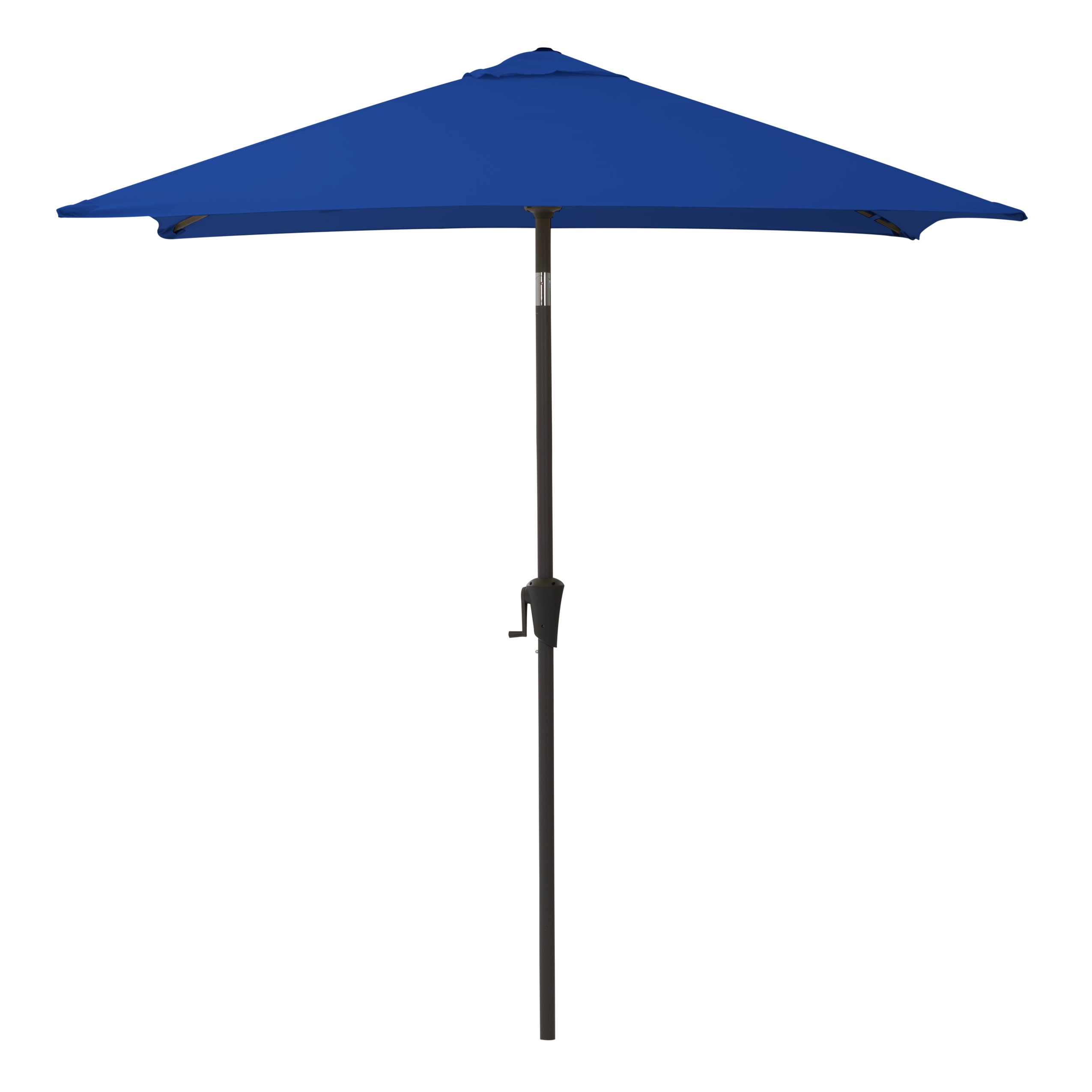 CorLiving PPU-390-U 6.5-ft Steel Blue Push-button Tilt Market Patio Umbrella