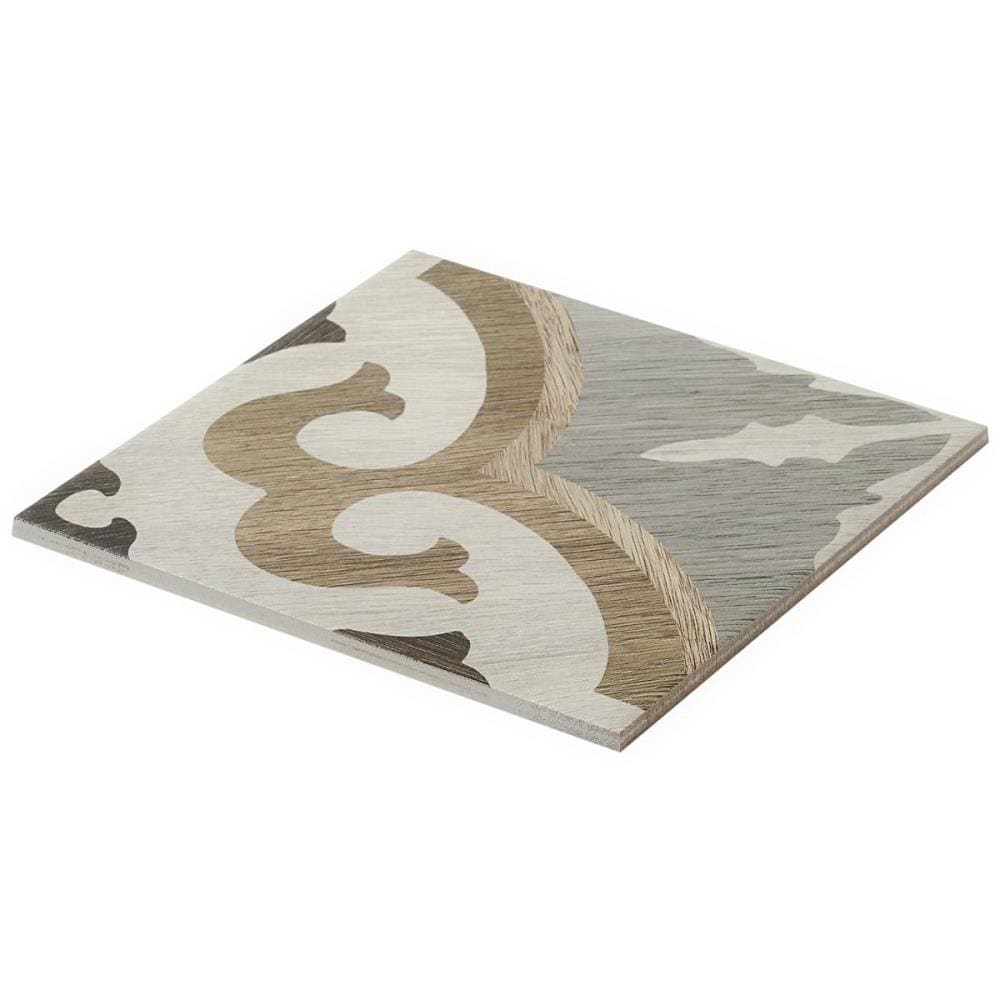 Ventura Briar 8" x 8" Multicolor Matte Porcelain Tile