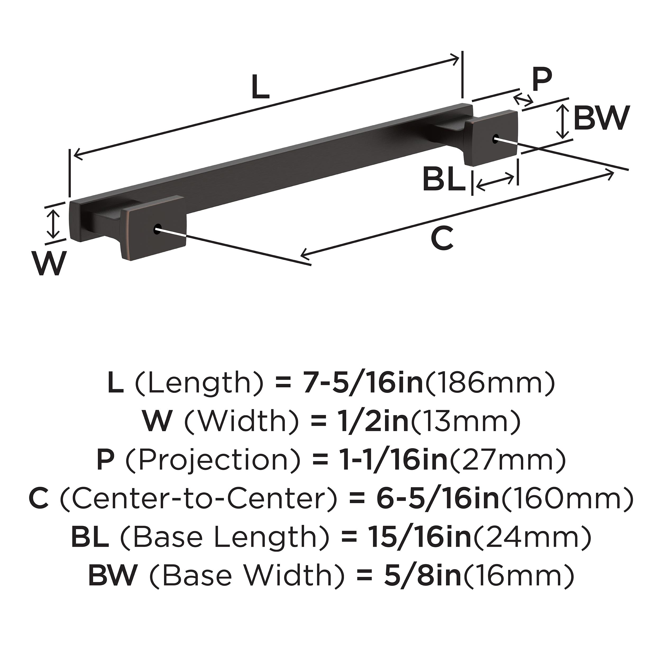 Amerock 10BX37093ORB Cabinet-Pulls - View #4