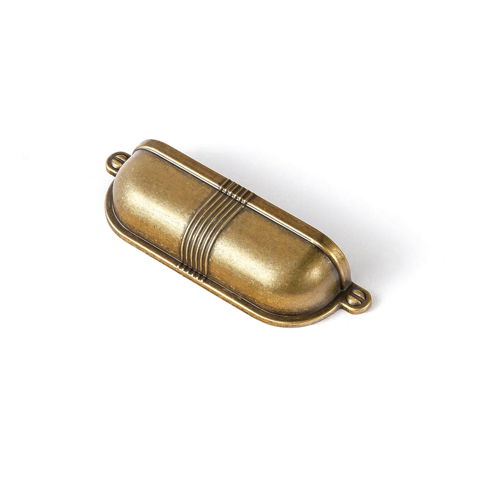 Miaokesen 2391GT-76 3-in , 76mm Center to Center Antique Brass Novelty Finger 6 -Pack