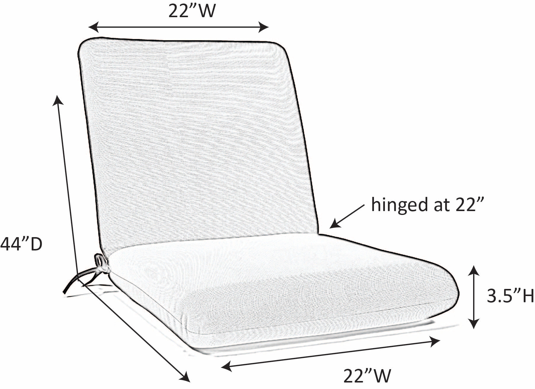 Sunbrella DS2110-3050 Patio-Furniture-Cushions - View #3