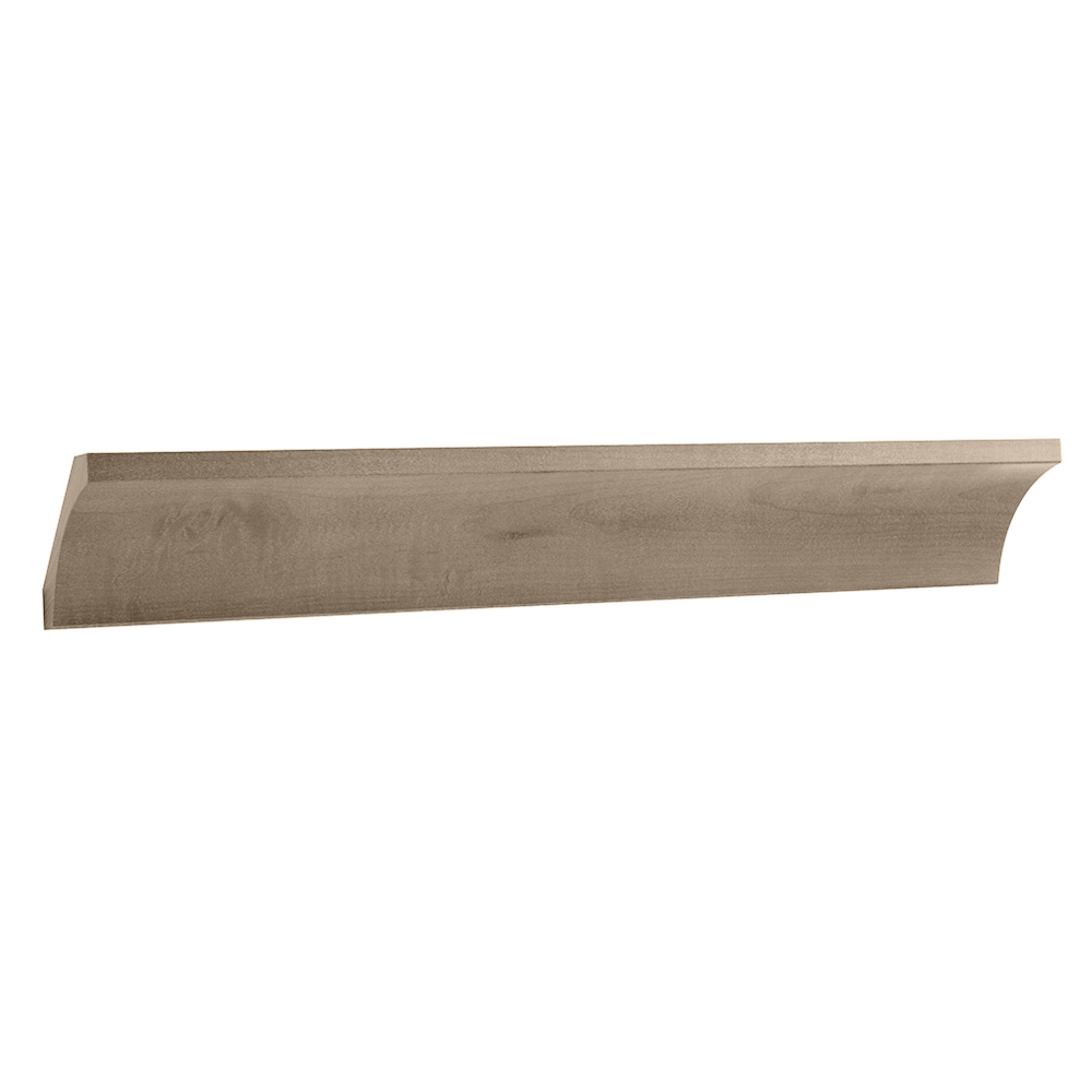 Shenandoah Irvington Cabinet Crown Moulding 94-in W x 2.5-in H x 2.5-in D Almond Stained (Cove Crown Molding)