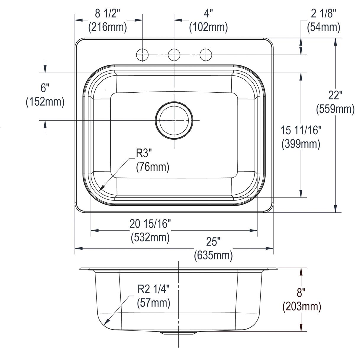 Elkay LWSB252283FP Kitchen-Sinks - View #11