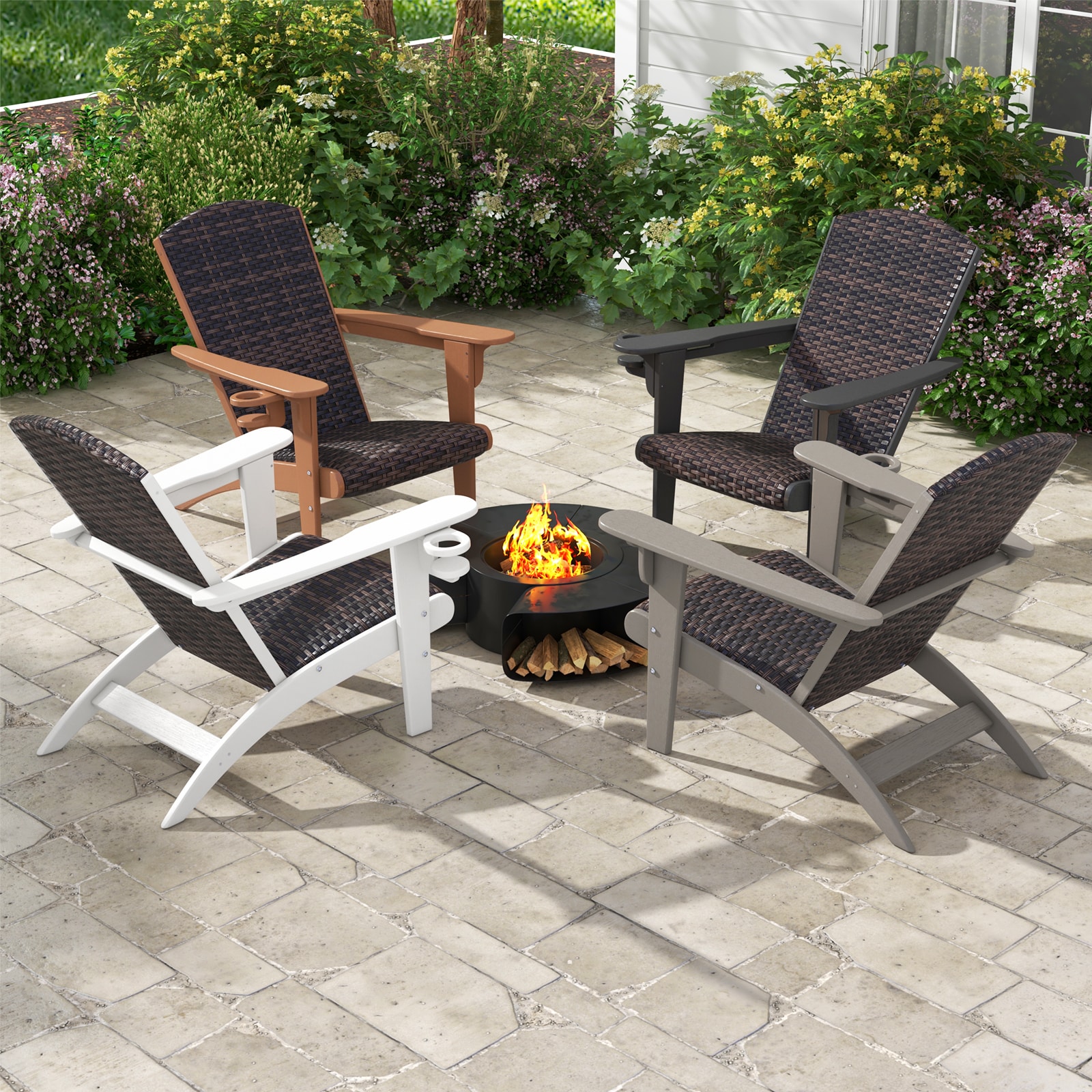 Forclover ASE-637BK Patio-Chairs - View #3