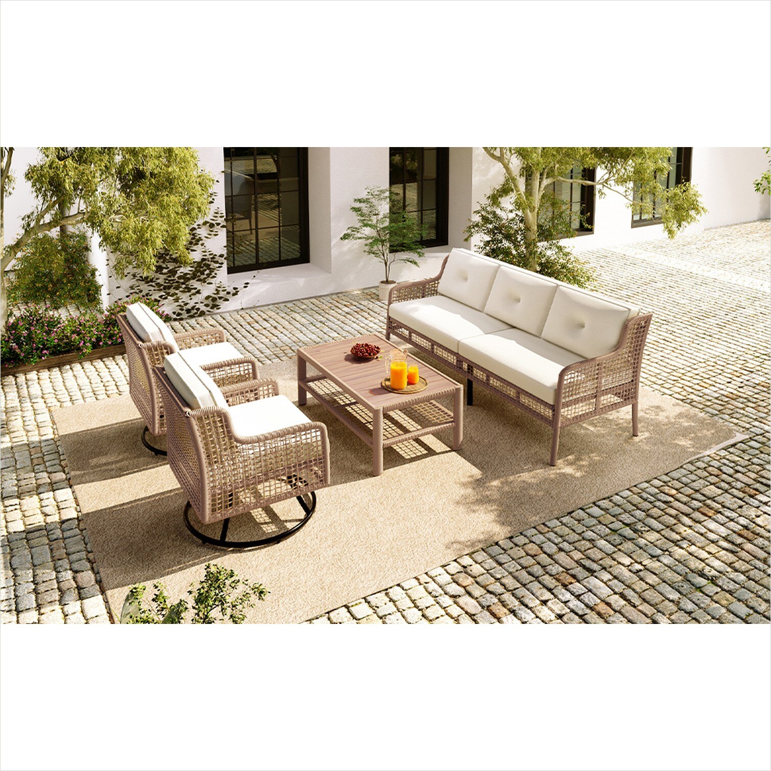 SUNCREAT R8D6TIKVH5EQ Patio-Conversation-Sets - View #5