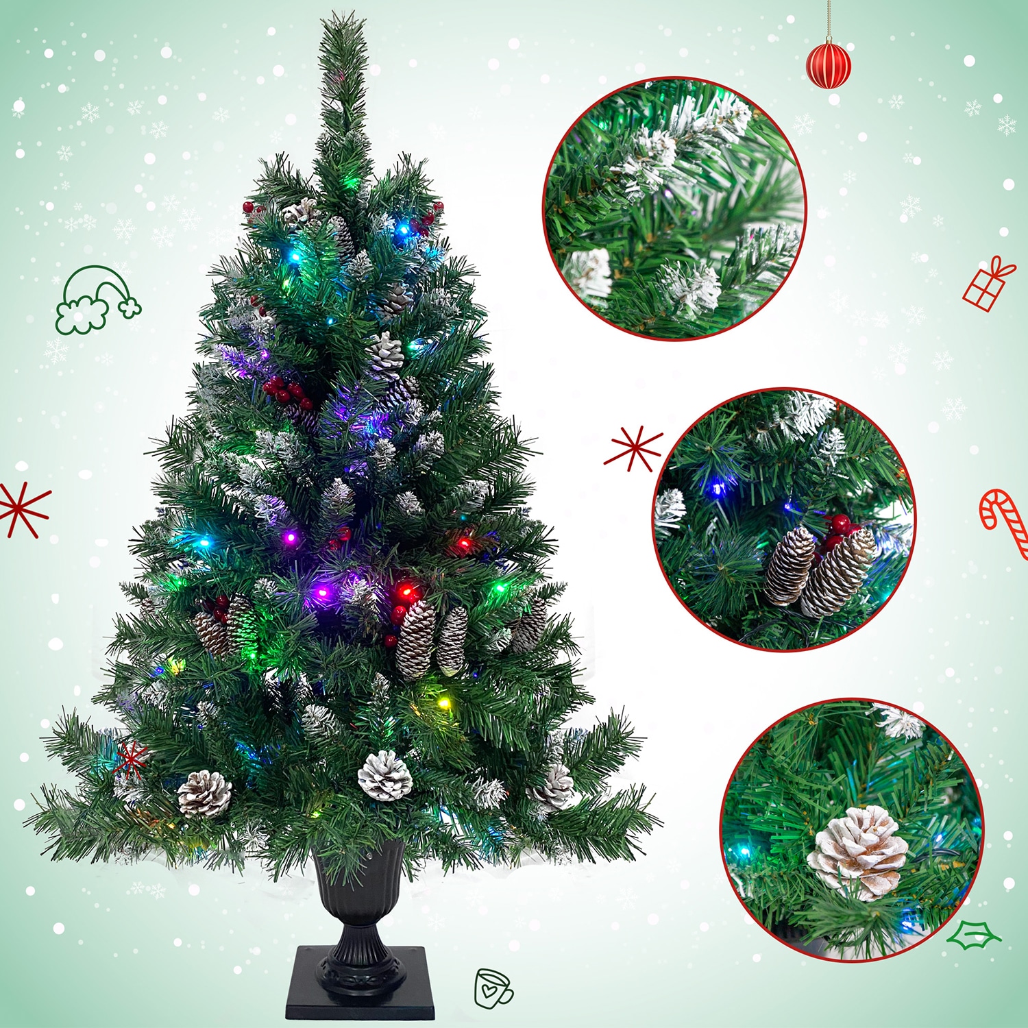 Bybafun YA0500019 Artificial-Christmas-Trees - View #5