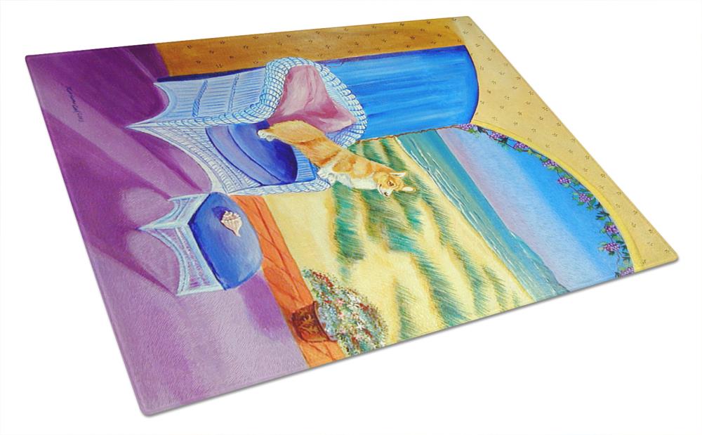 Caroline's Treasures 7184LCB 11.25-in L x 15.75-in W Glass Cutting Board
