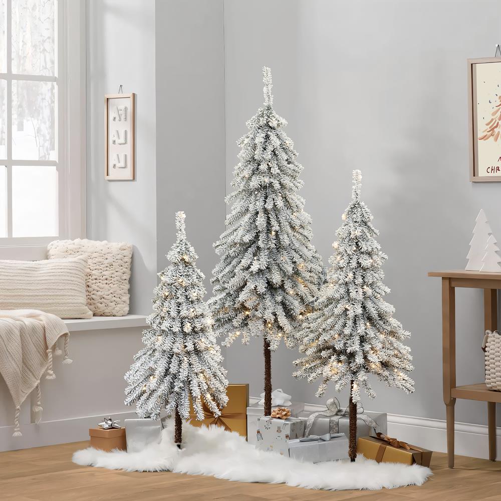 LuxenHome WHAP2046 Artificial-Christmas-Trees - View #2