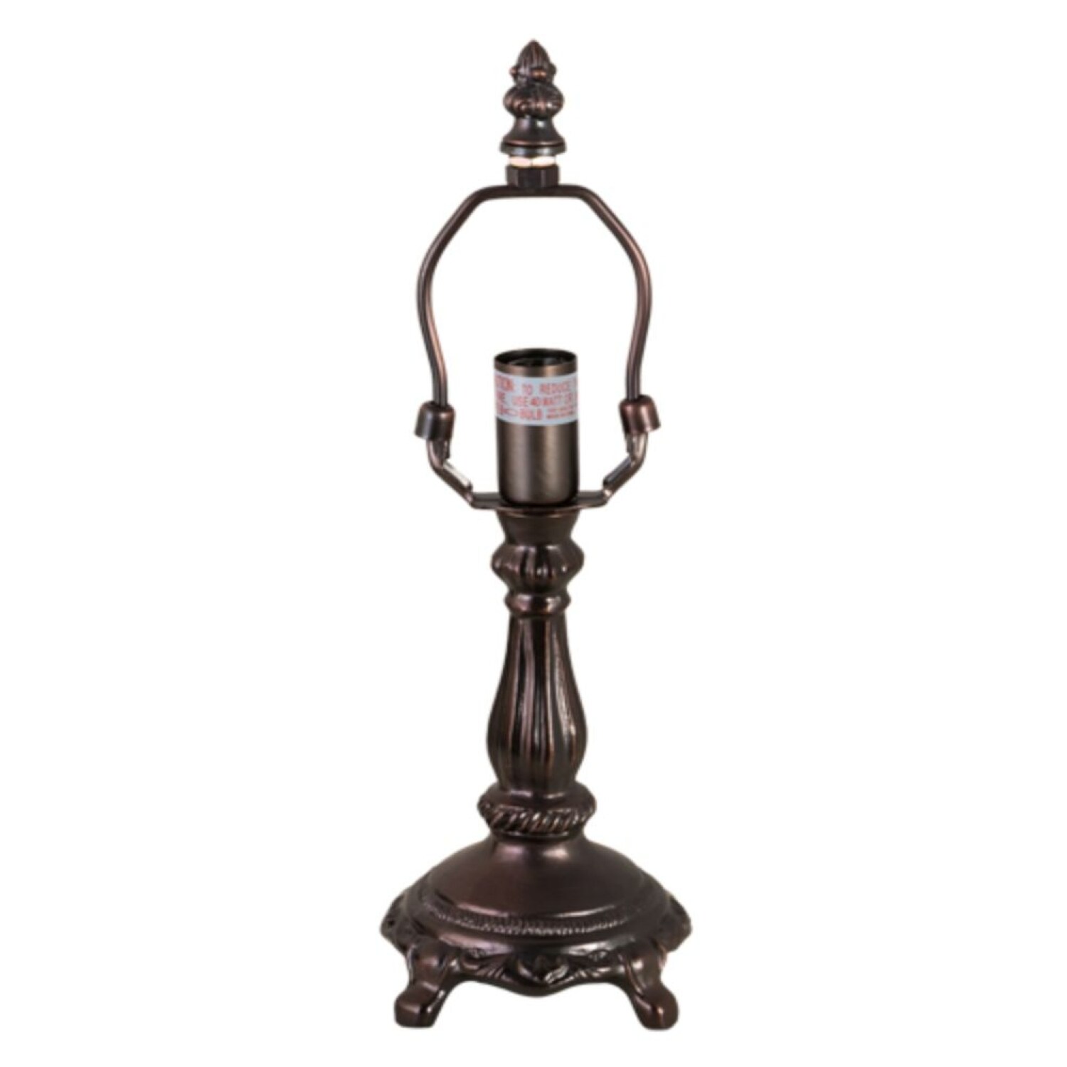 Meyda Tiffany Lighting 7 in. H Mahogany Bronze Table Base at Lowes.com