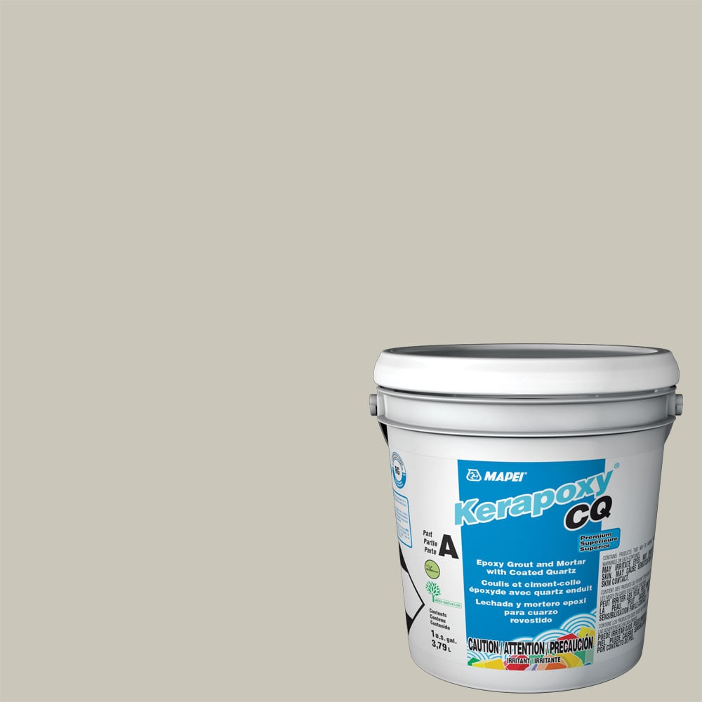 Kerapoxy CQ Alabaster #5001 Epoxy Grout (1-Gallon) in Gray | - MAPEI 5UB500104