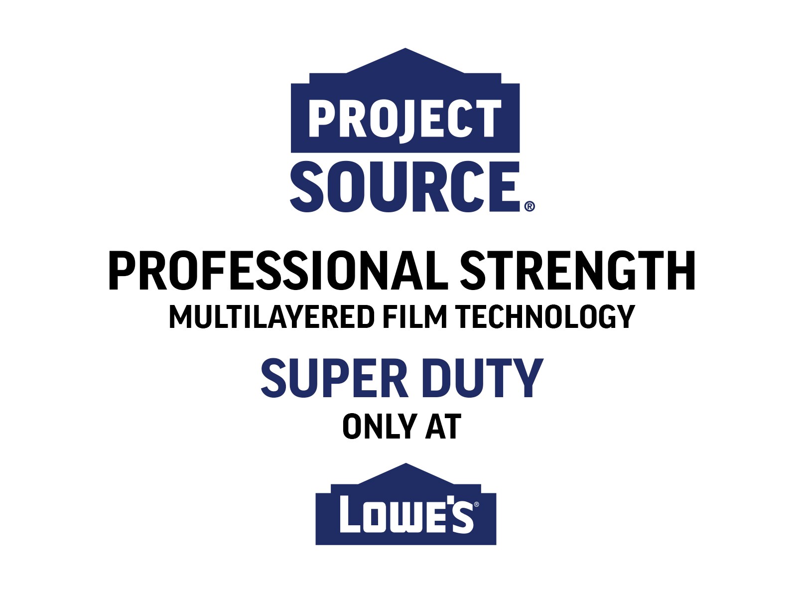 Project Source 20-ft x 100-ft Black 6-mil Professional Construction Film