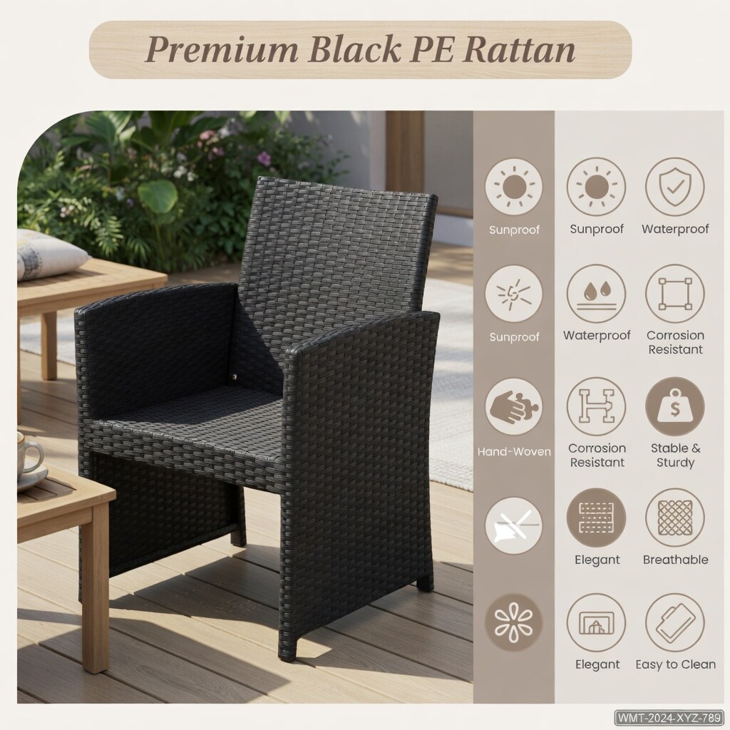 Choco Moon WYC-WQ54139-LS Patio-Conversation-Sets - View #5