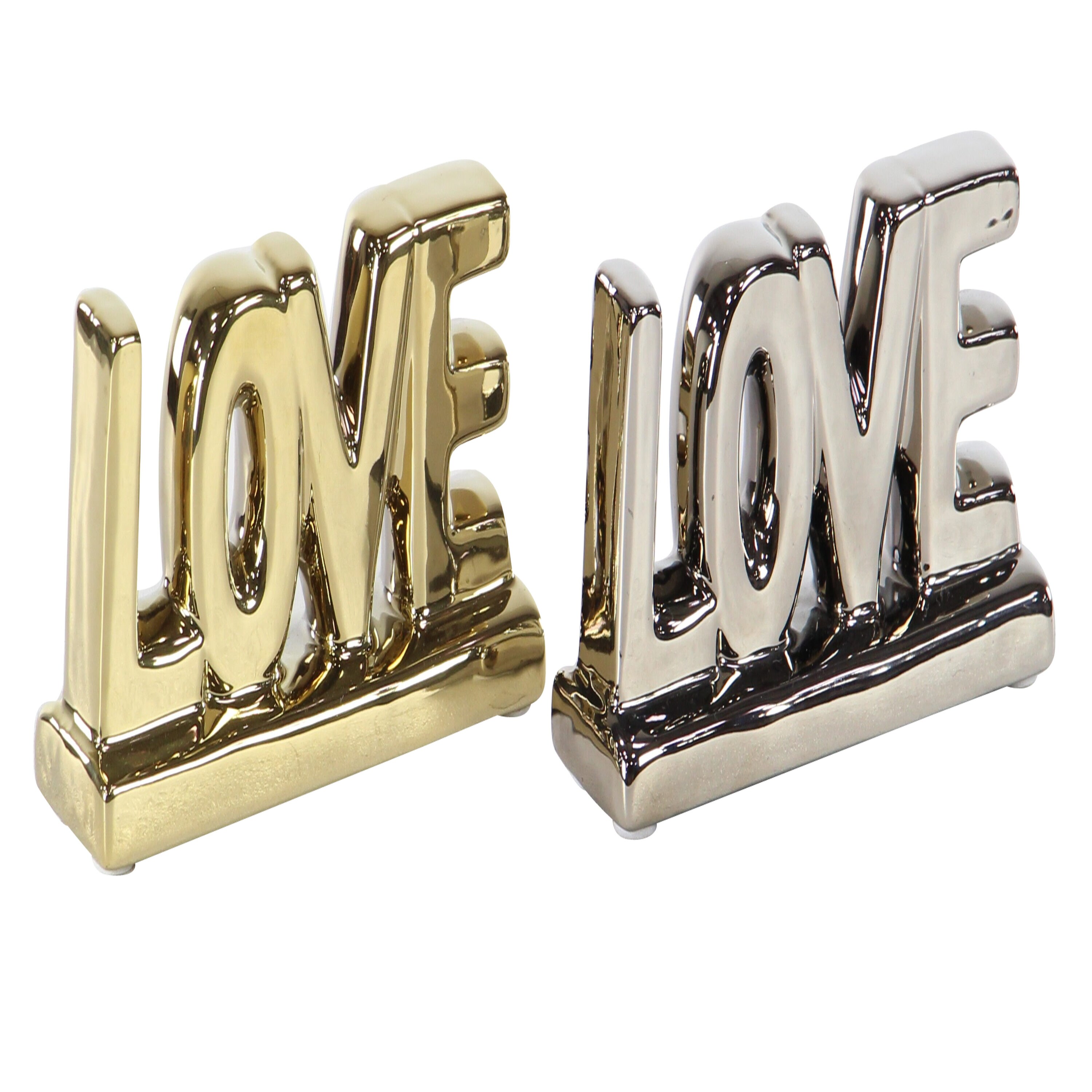 The Novogratz 96797 2 -Pack Multiple colors/finishes Porcelain Glam Decor set