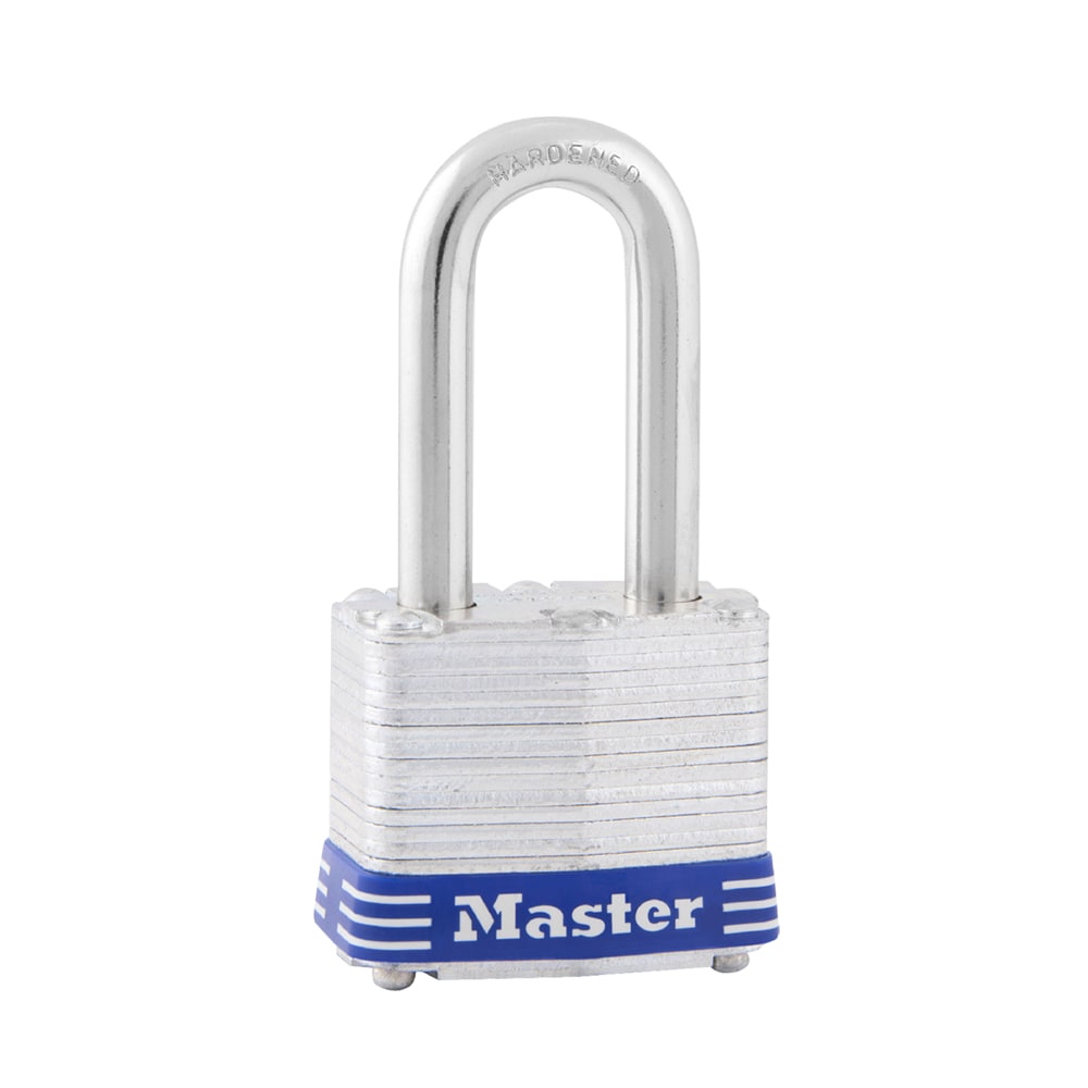 Master Lock Outdoor Keyed Padlock, 1-9/16-in Wide x 1-1/2-in Shackle