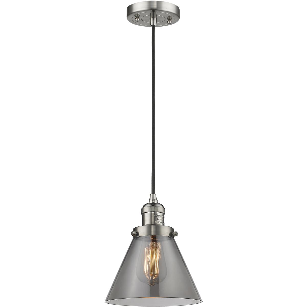 Innovations Lighting 1067174 201C-SN-G43 Franklin Restoration Cone Mini Pendant