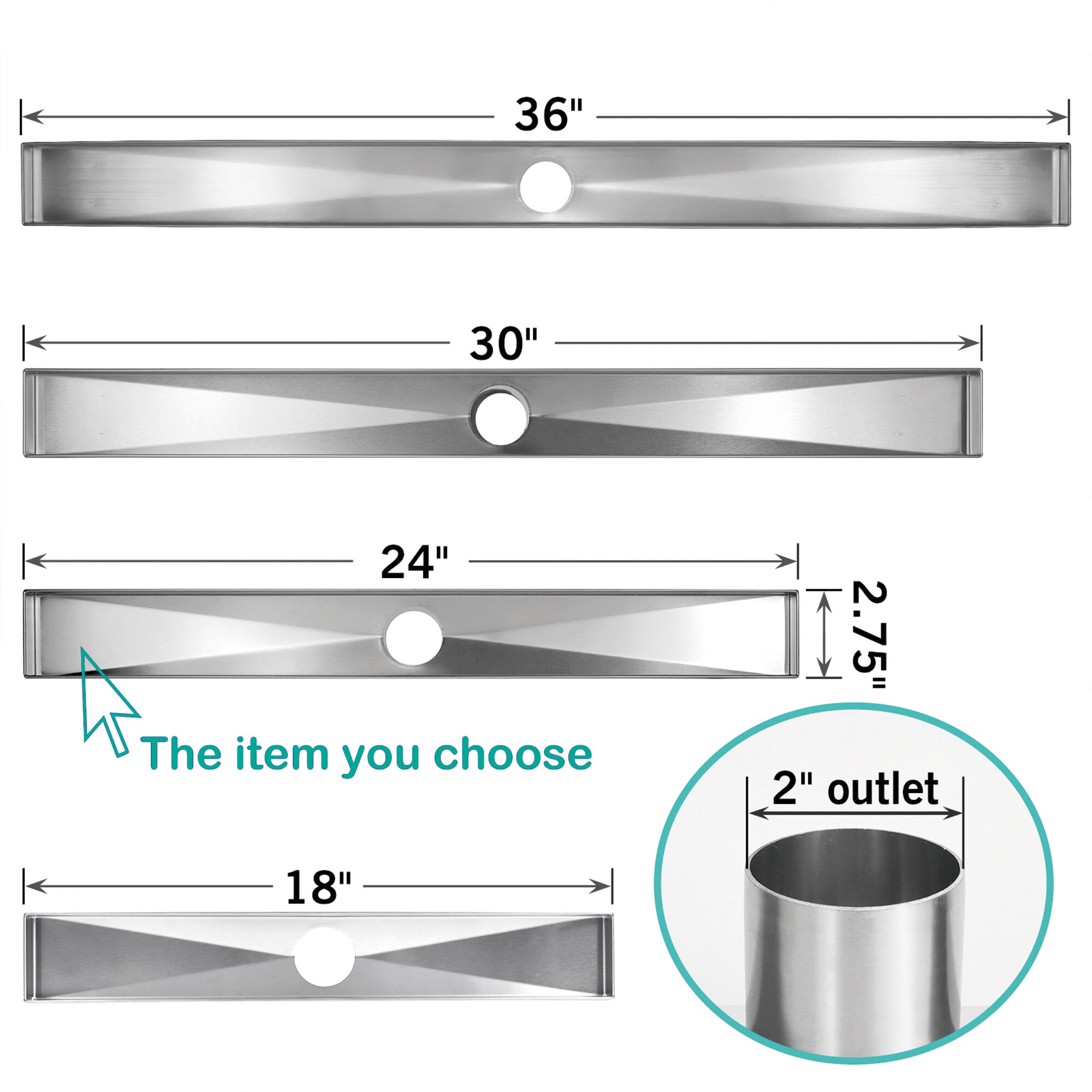Neodrain ZA3-24-T02-BR Drains-Flanges - View #7