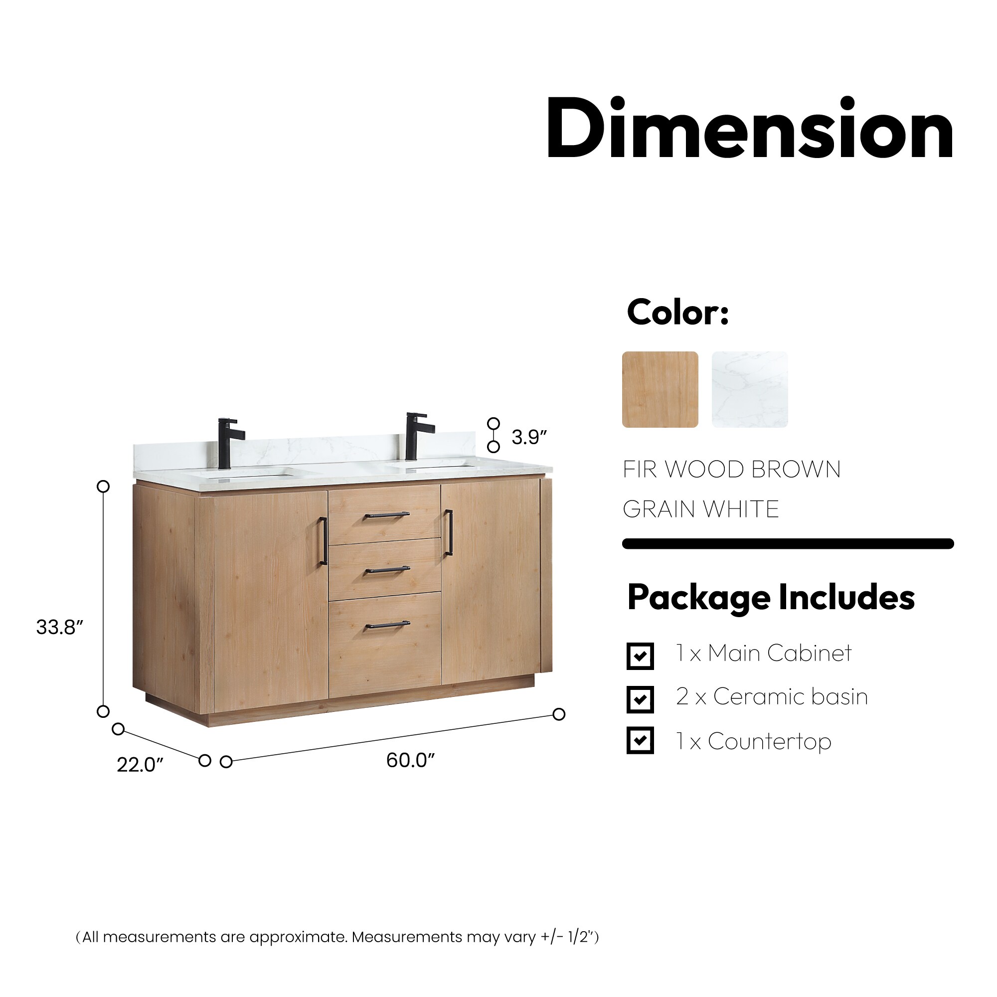 Vinnova 705760M-FN-GW-NM Bath-Vanity-Combo - View #3