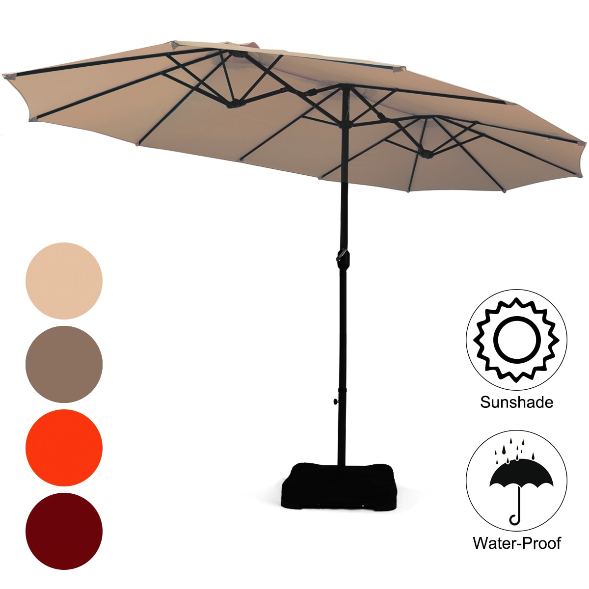 Costway OP70097BE Umbrellas-2 - View #9