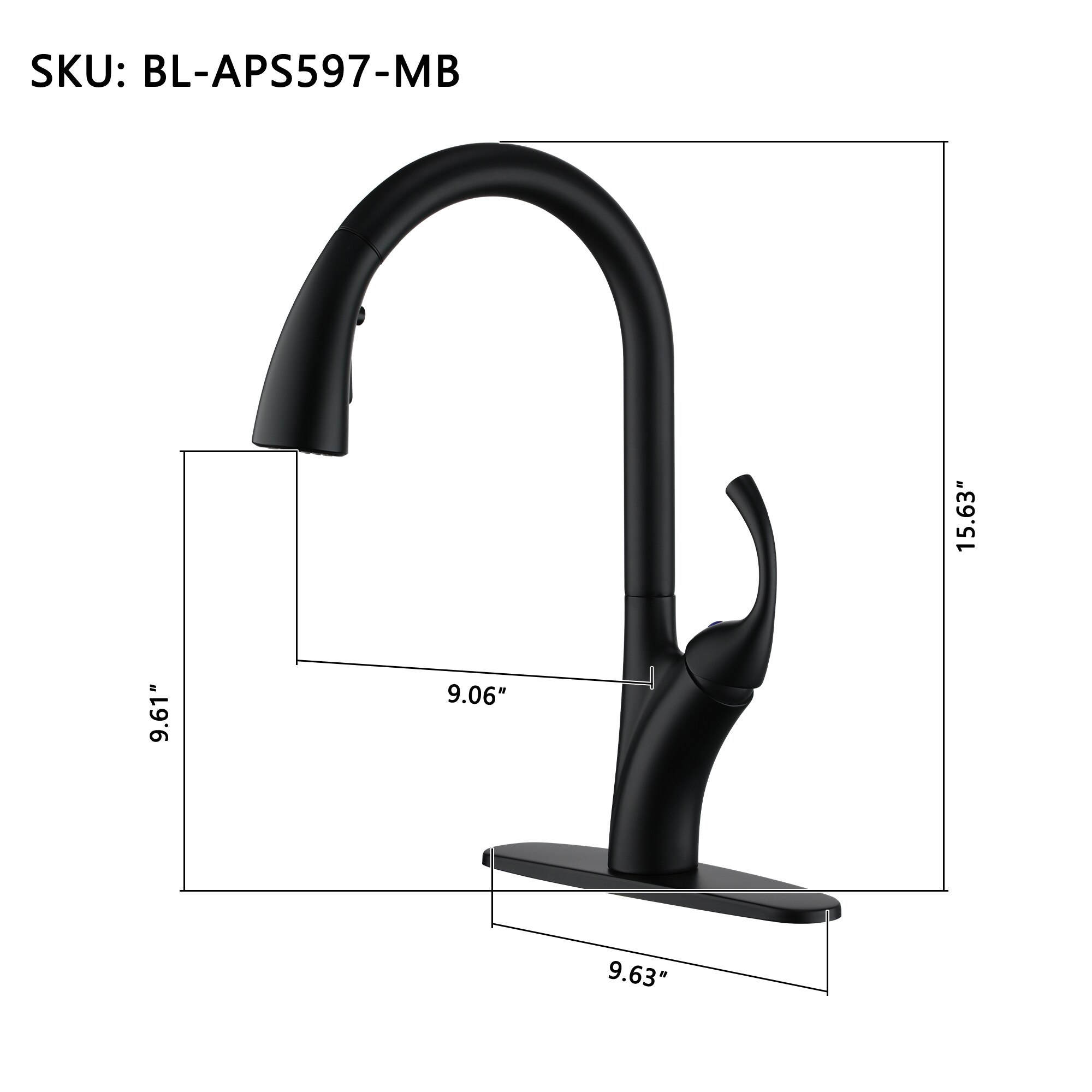 Clihome RCH-BAFS6515 Kitchen-Faucets - View #4