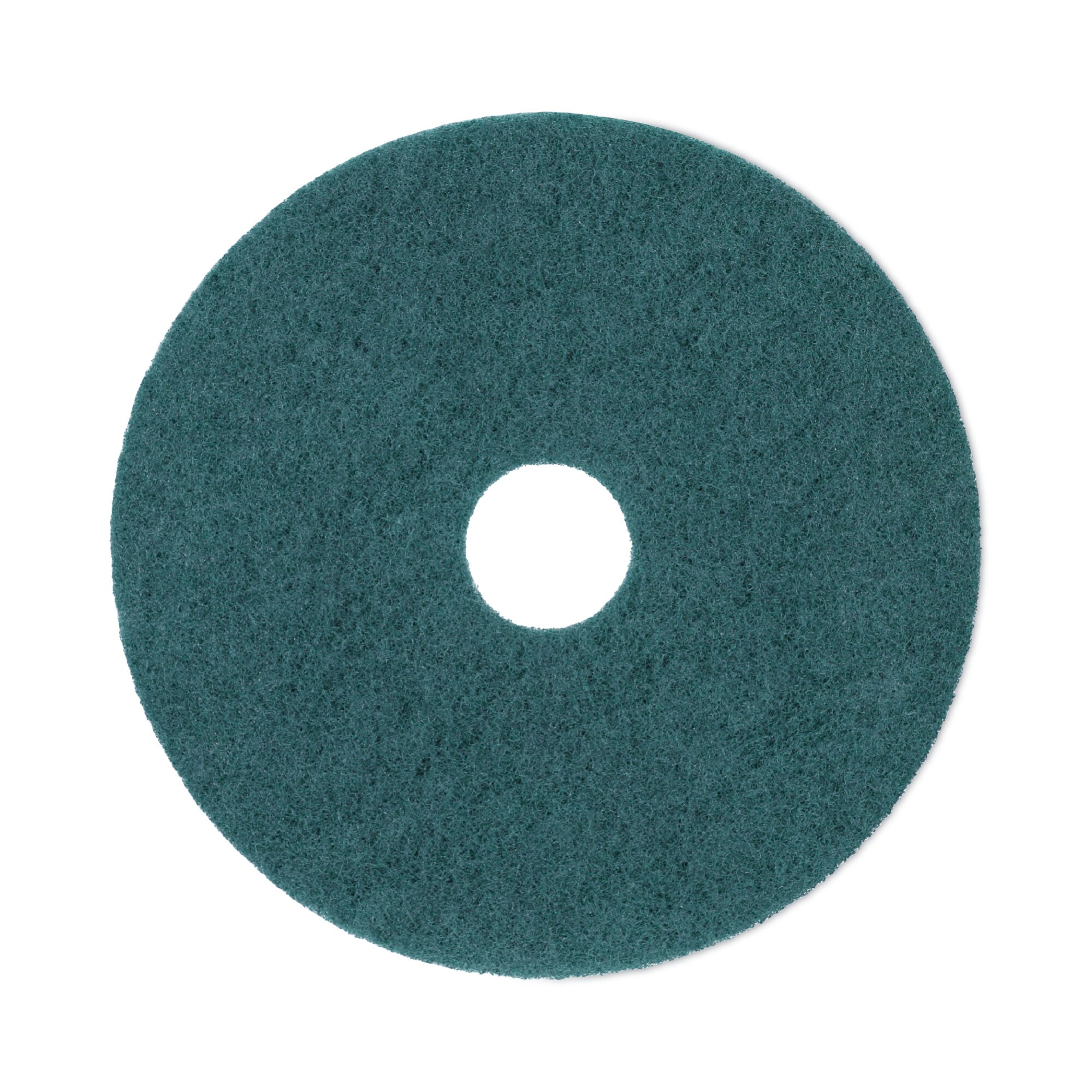 Boardwalk BWK4017GRE 17-in Synthetic fiber Abrasive Floor Polisher Pad 5 -Pack