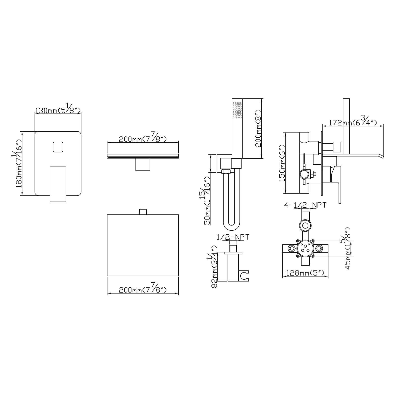 Royal Guard LBFJK0050 Roman-Tub-Faucets - View #9