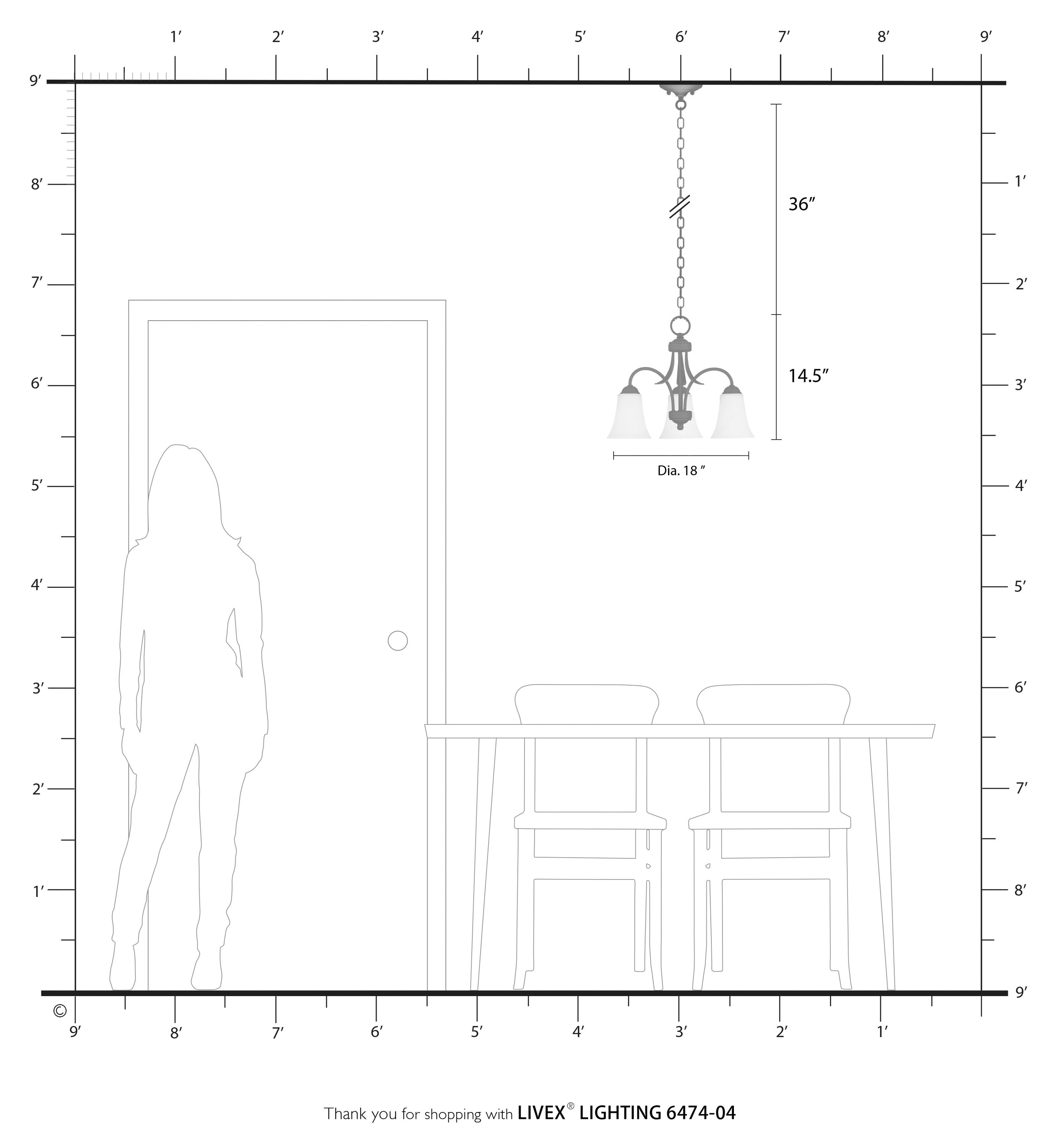 Livex Lighting 6474-04 b090015 - View #7