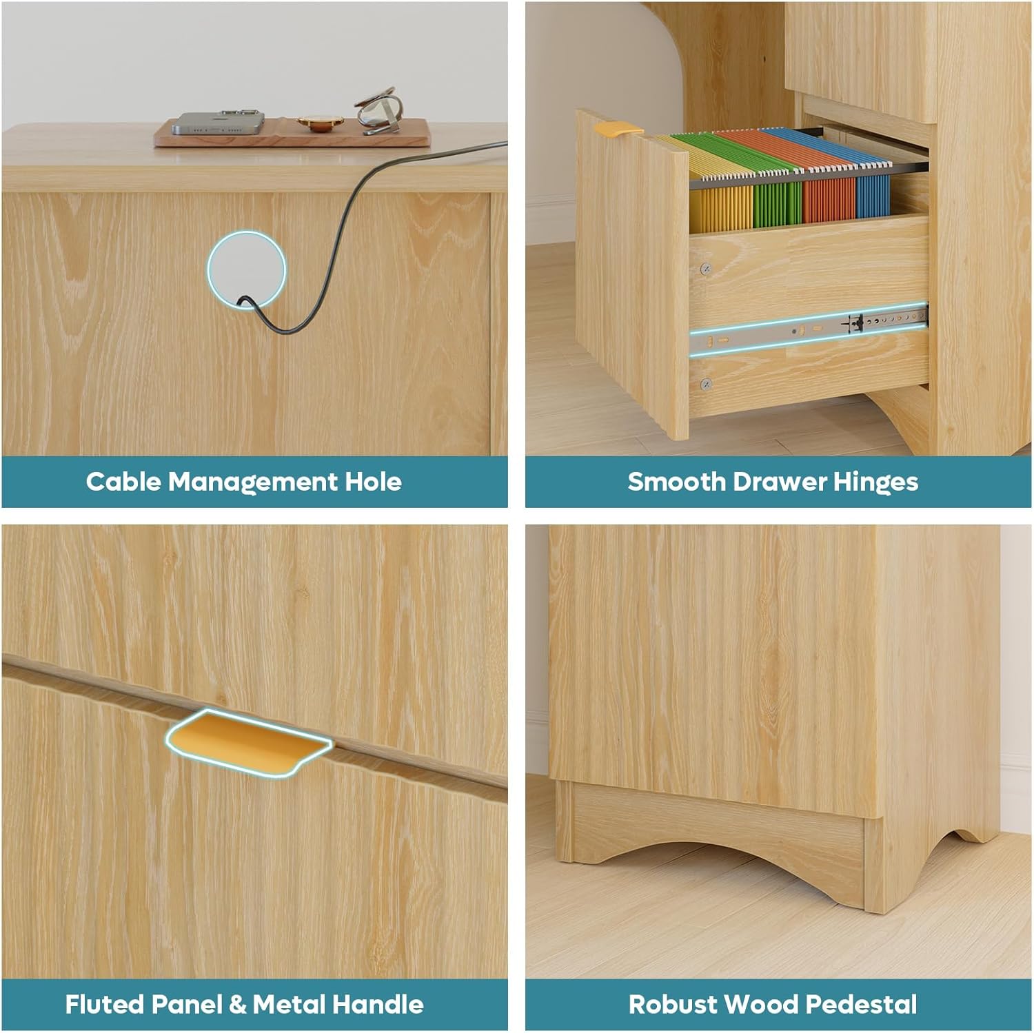 Bestier LOW-H106314M-LOG desks - View #7
