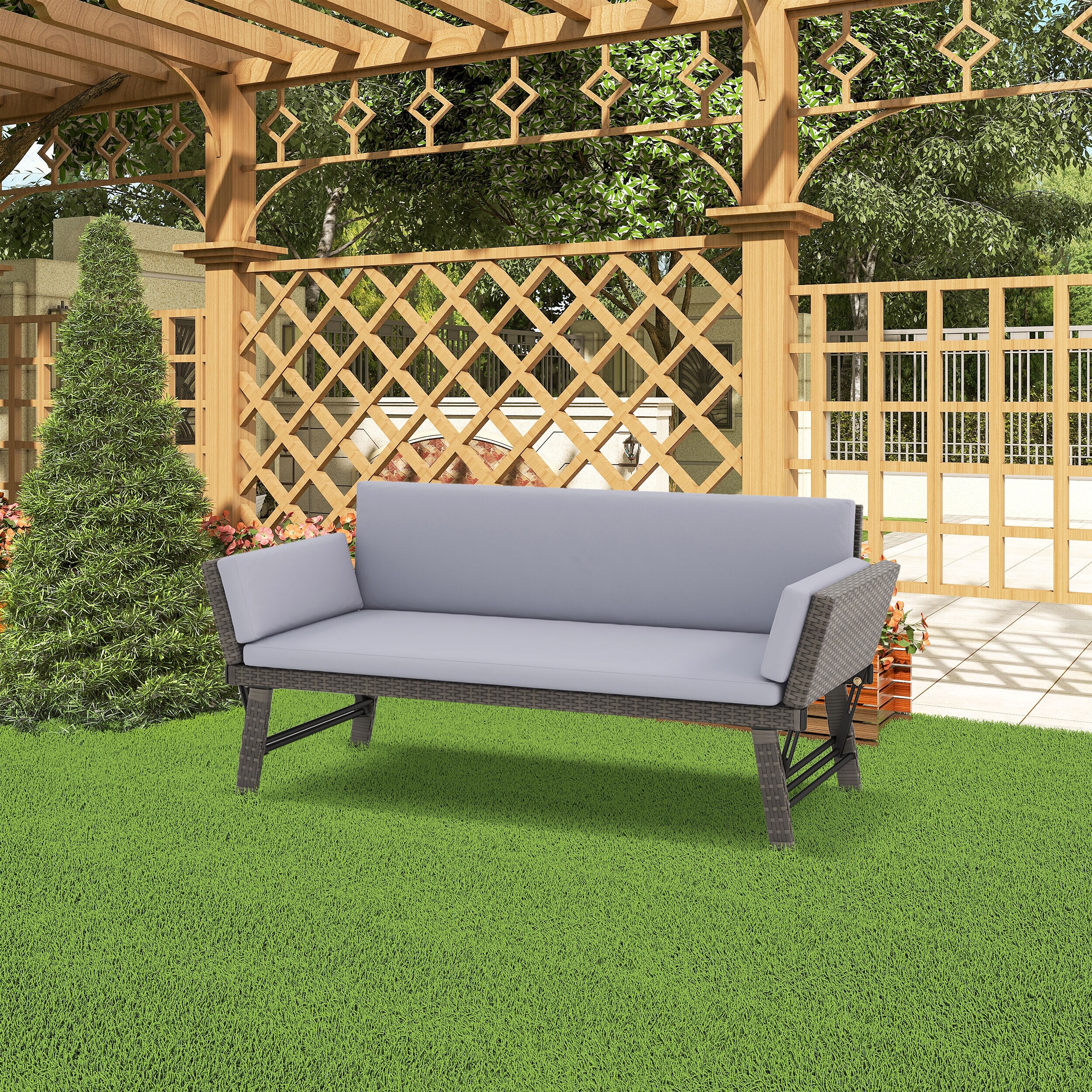 LIVIZA OUS72355GR Patio-Sofas-Daybeds - View #2
