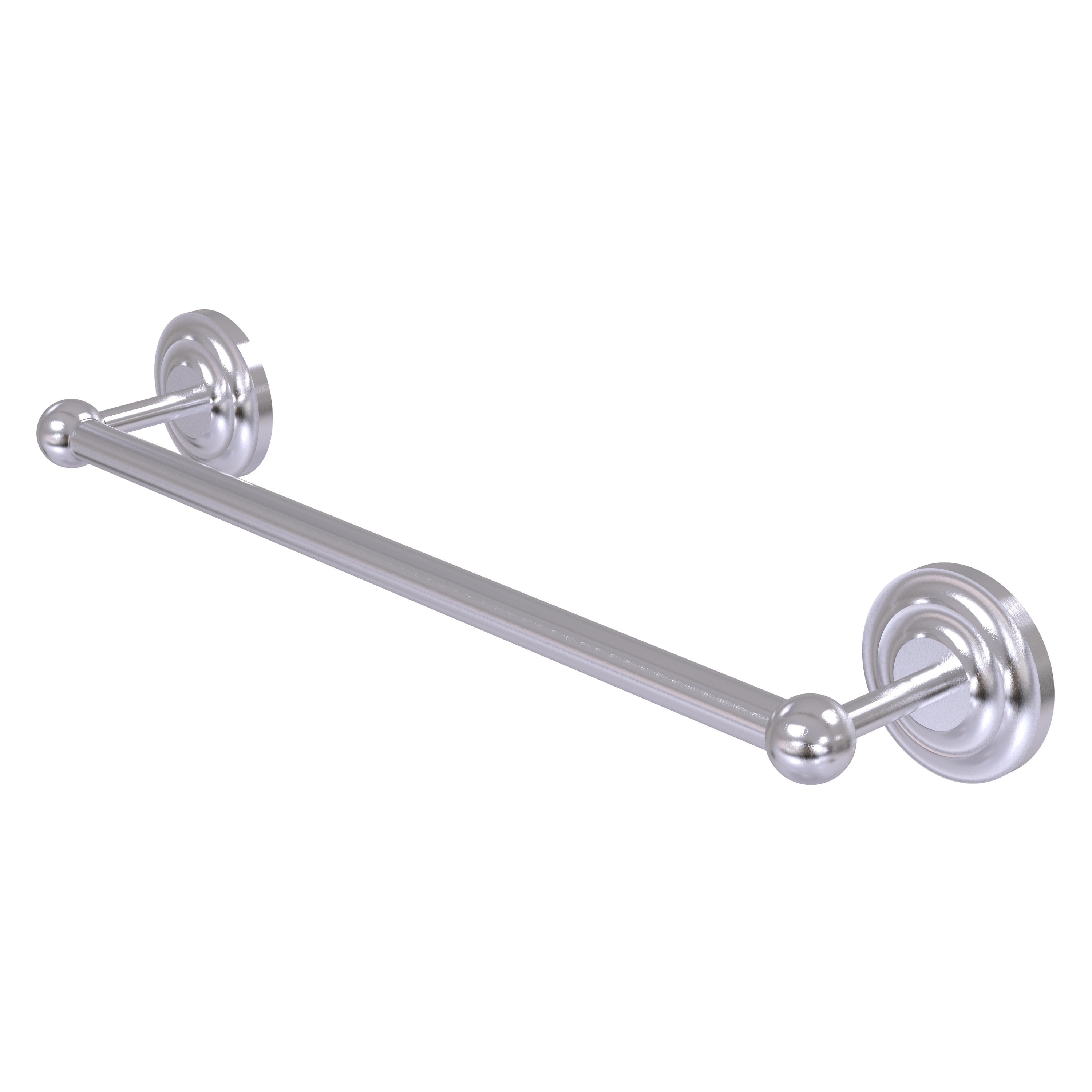 Allied Brass PQN-41/36-SCH Prestige Que New 36-in Satin Chrome Wall mount Single Towel Bar