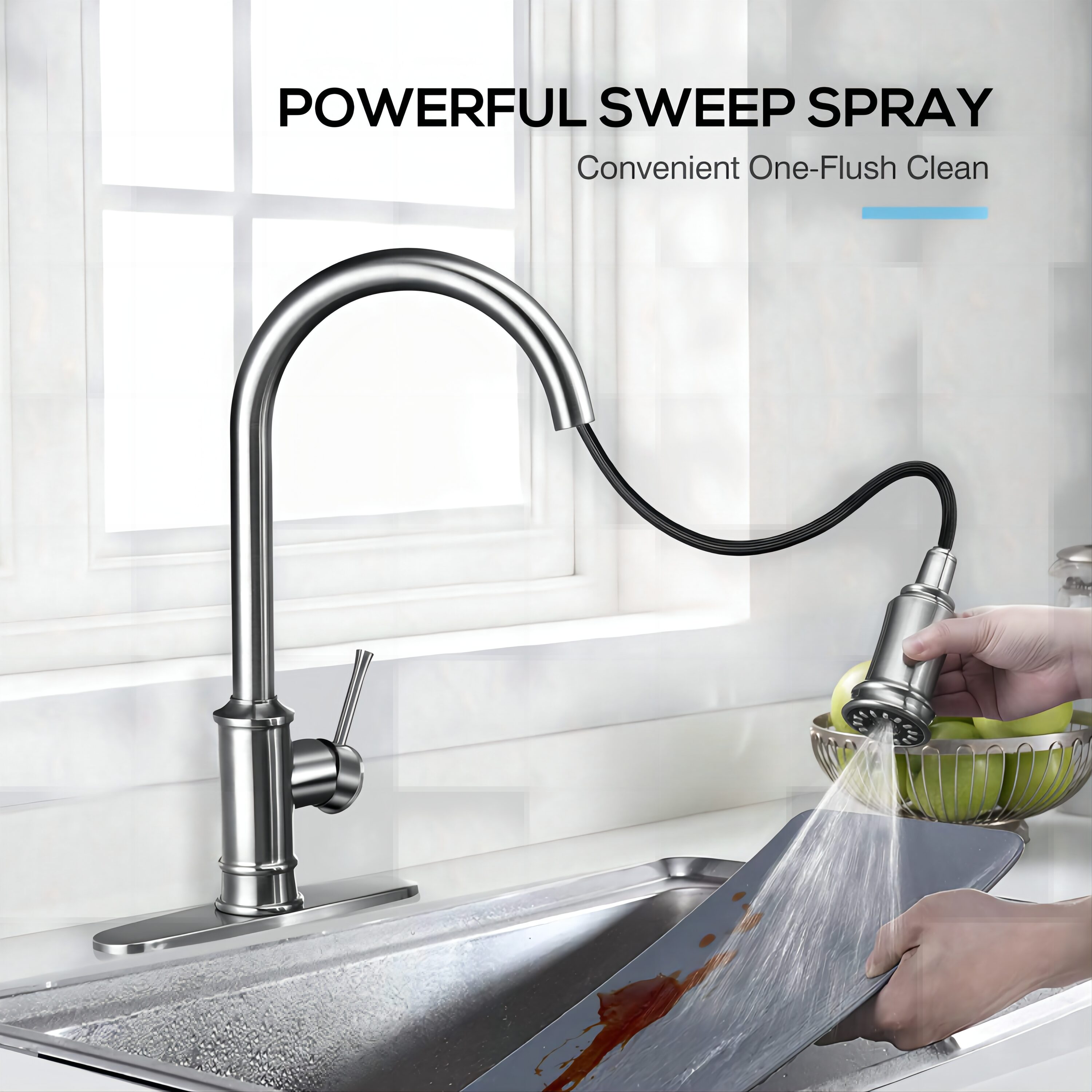 Kahomvis TC-QPW6-5019 Kitchen-Faucets - View #4