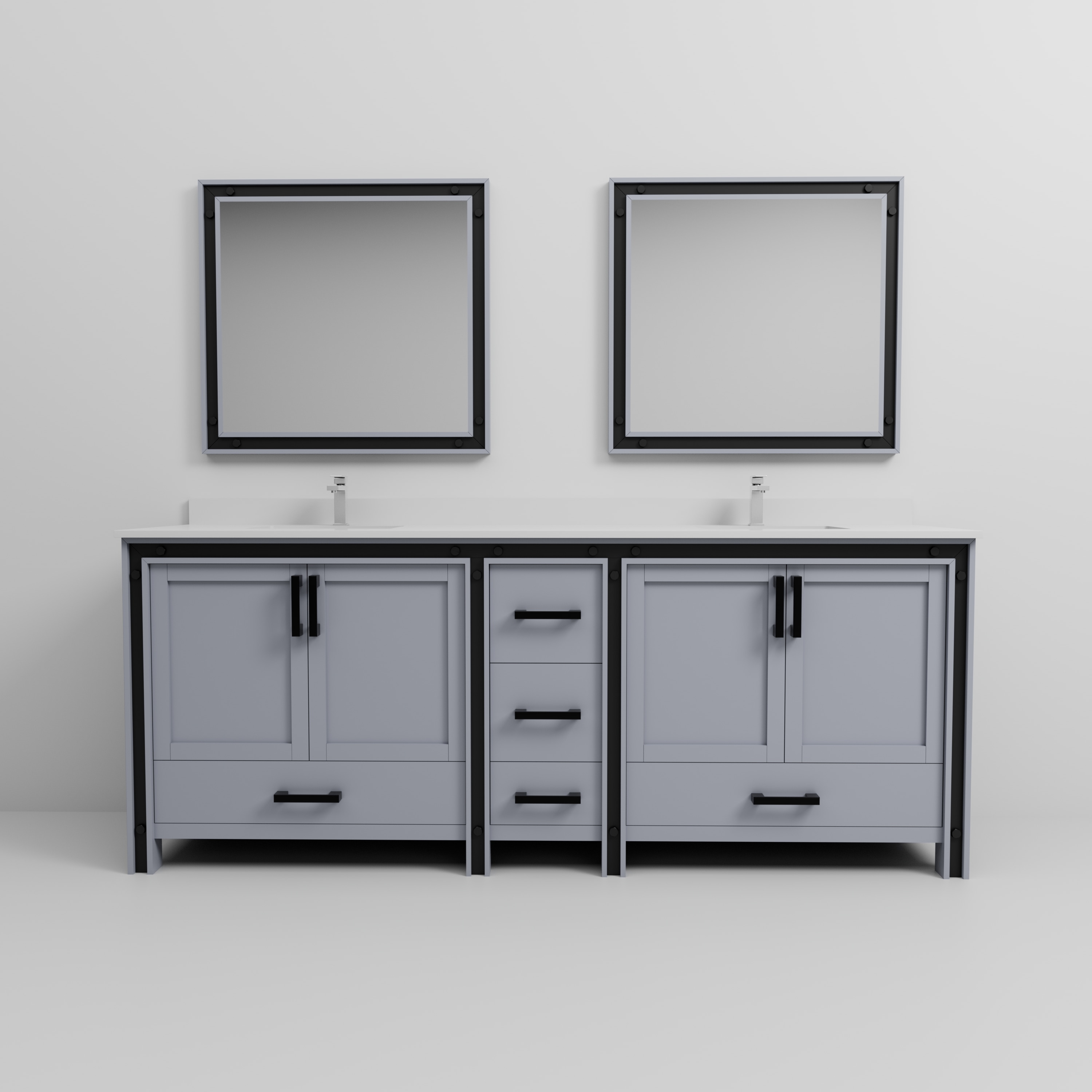 Lexora LVZV84DB211 Bath-Vanity-Combo - View #11