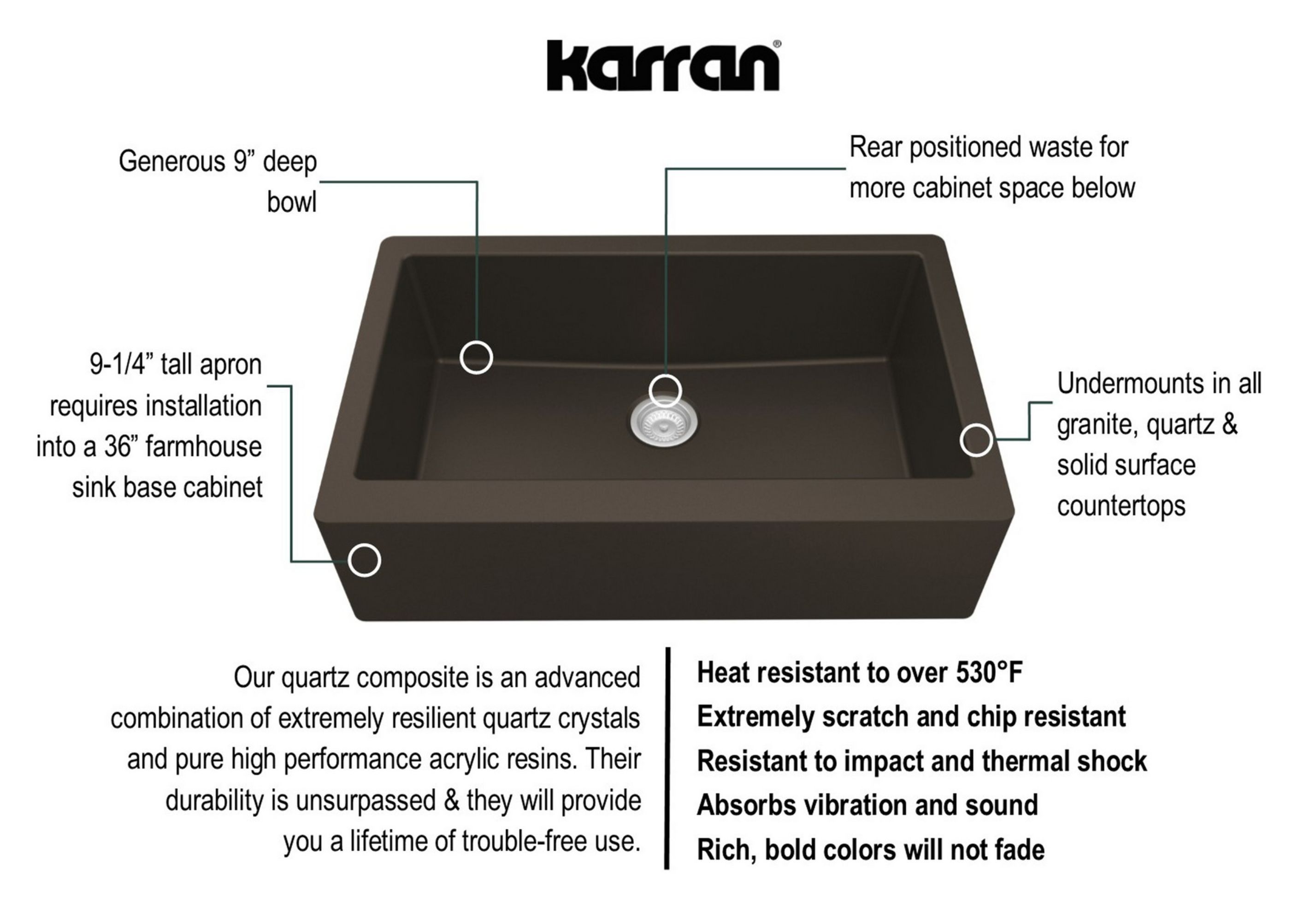Karran QA-740-BR Kitchen-Sinks - View #4