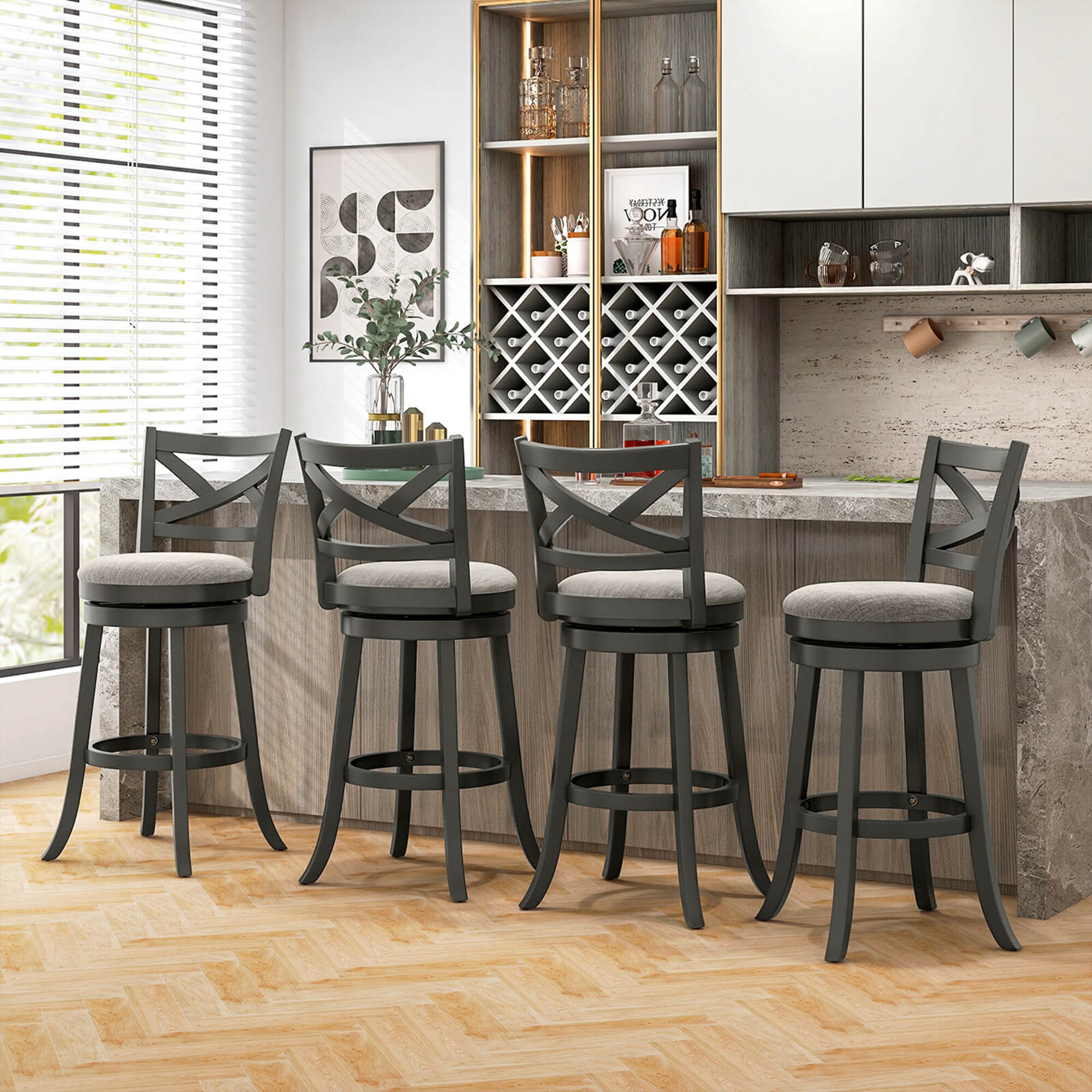 Costway HCST02094 stools - View #7