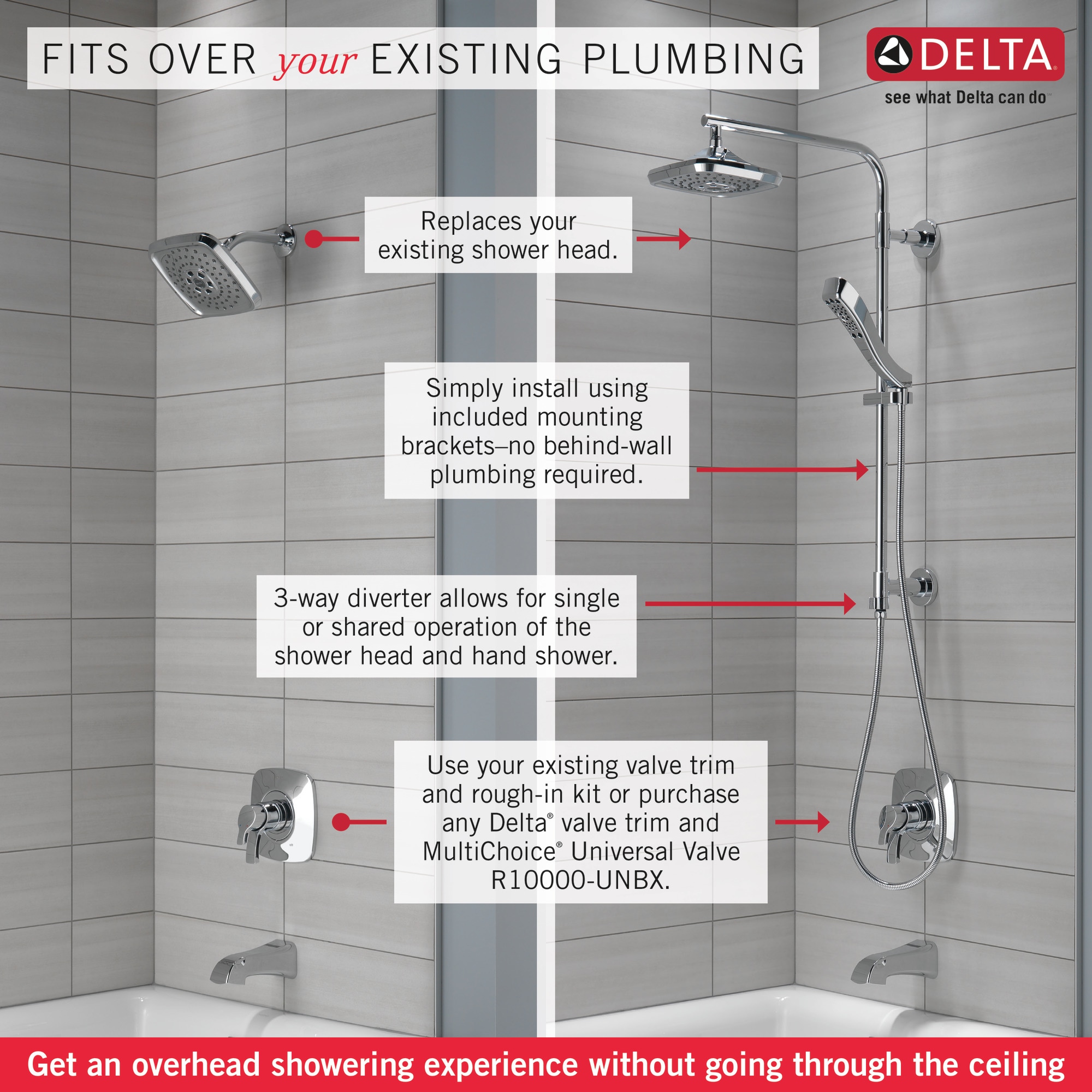 Delta 58820-BL Bath-Shower-Facc - View #14