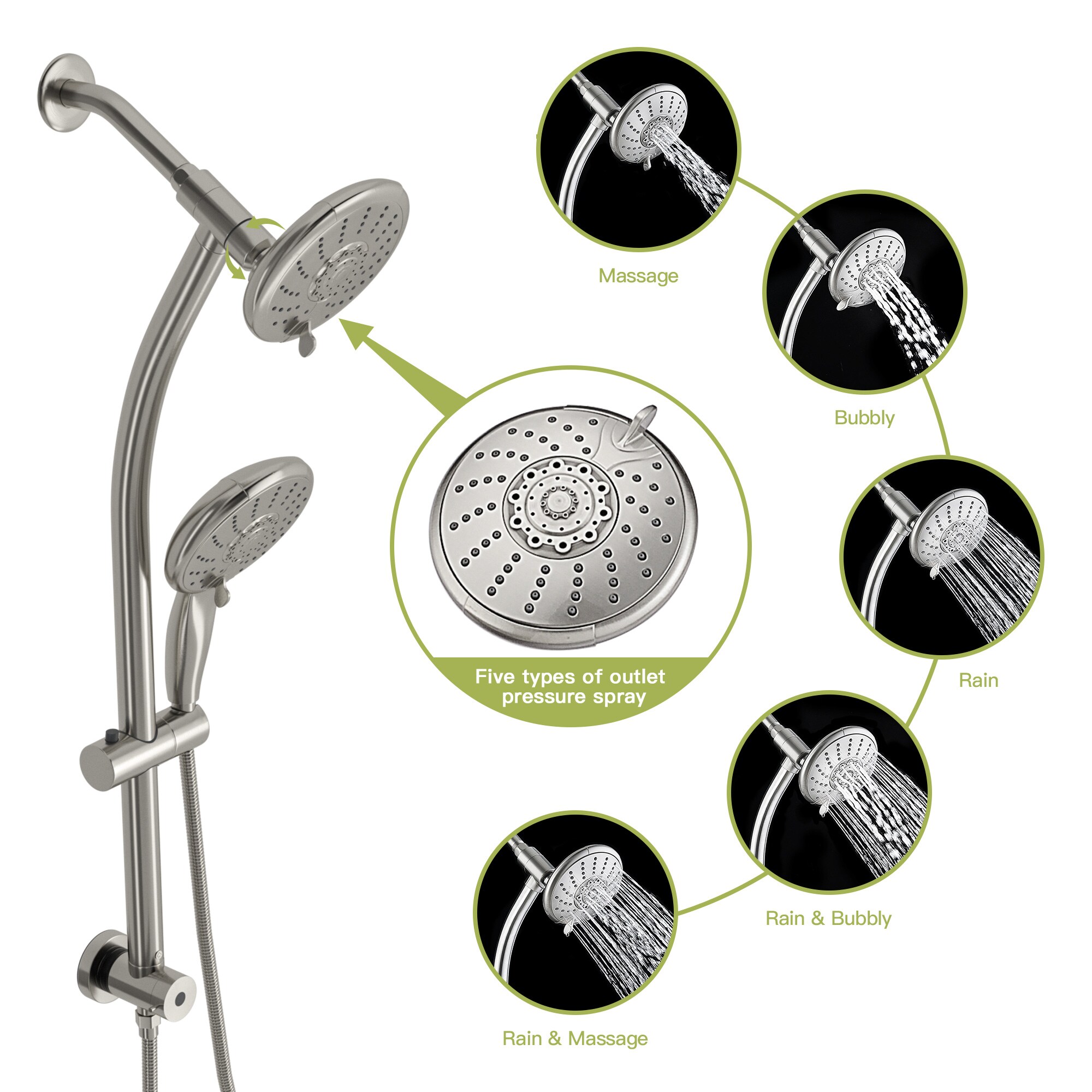 KICHAE KSLF17003-CH Fixed-Showerhead - View #2
