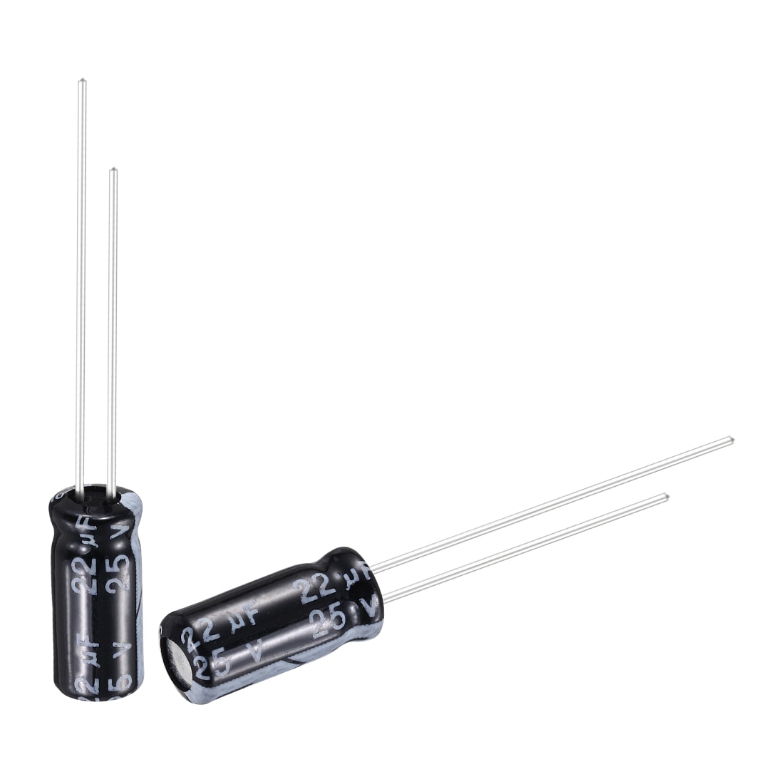 Unique Bargains 22uF 25V 5x11mm Electrolytic Capacitor Radial Leads Aluminum Capacitors for TVs LCD Monitor VCD 50pcs #S26061200UX6988