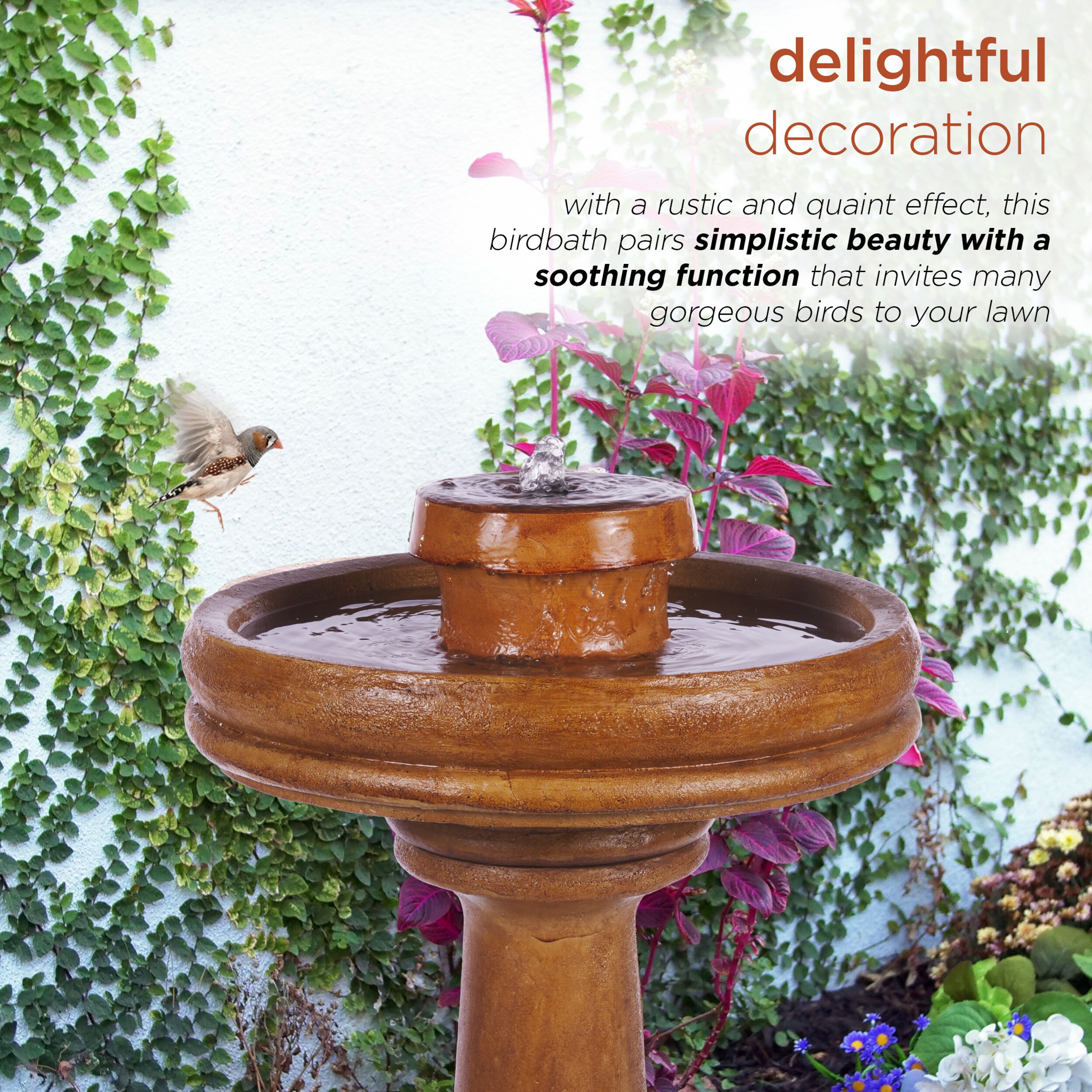 Alpine Corporation TZL202SLR birdbaths - View #6