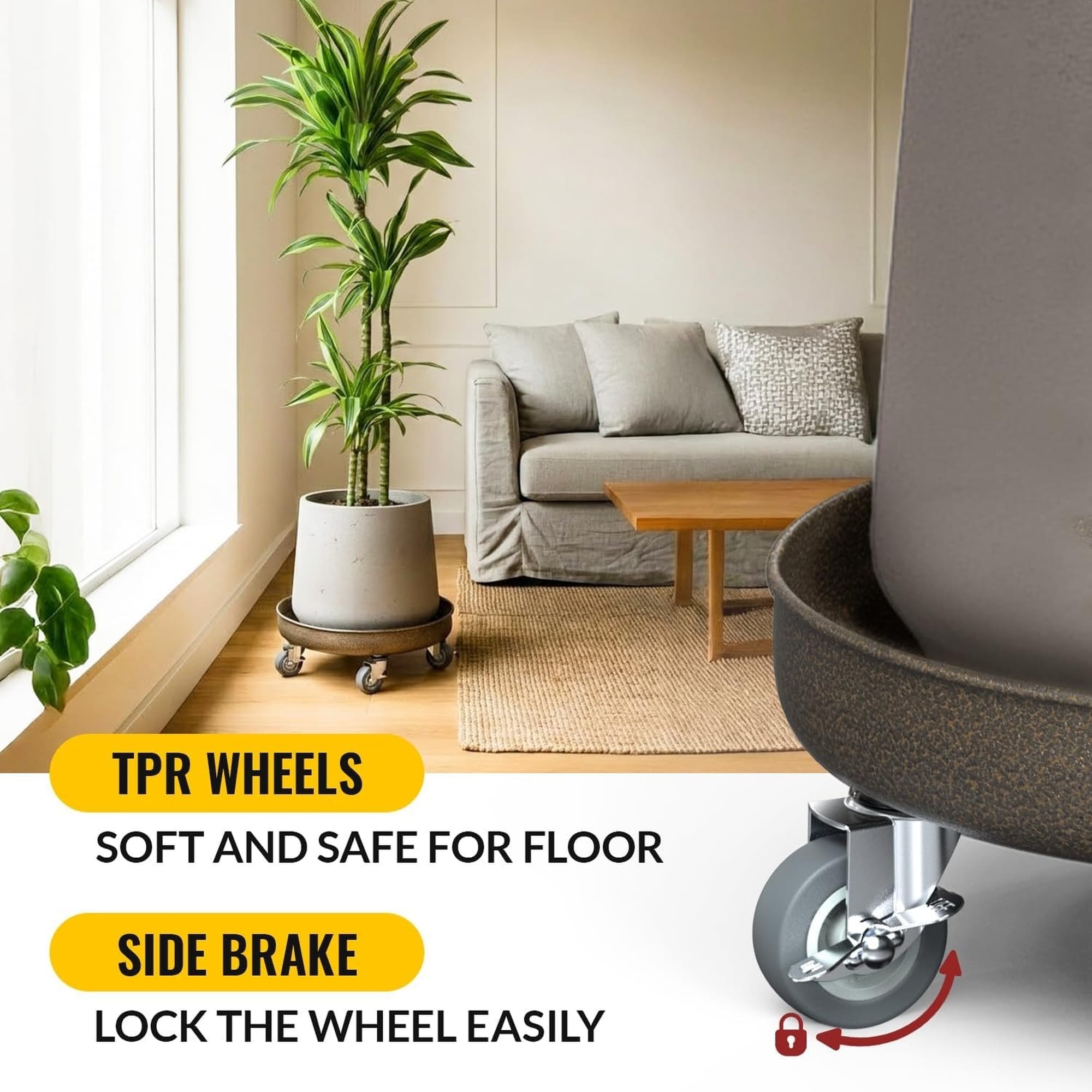 Angel Sar L2FHA529PLTCD18 Plant-Caddy-Cart - View #4