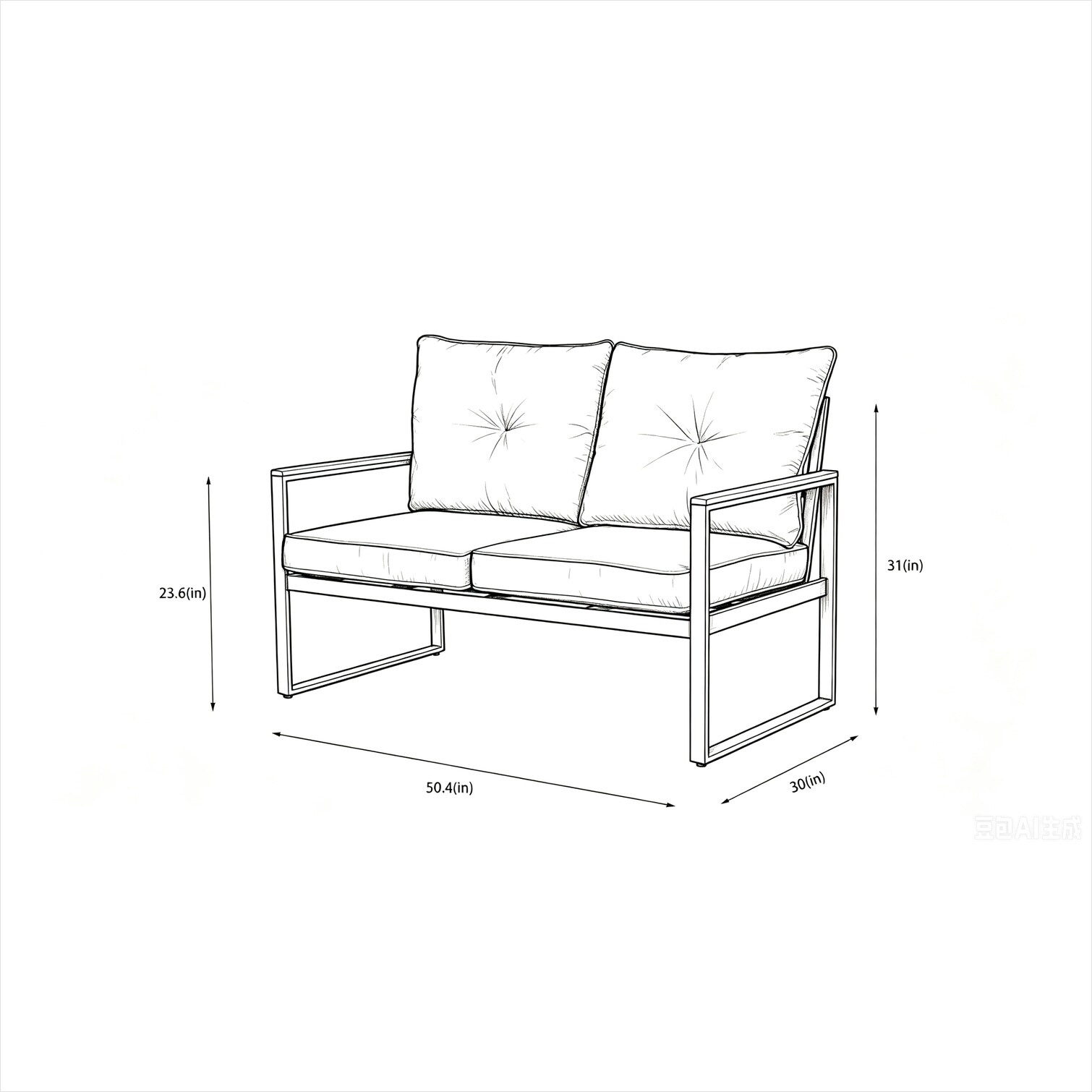 SunJet TEW7J1OIFAA8 Patio-Conversation-Sets - View #7