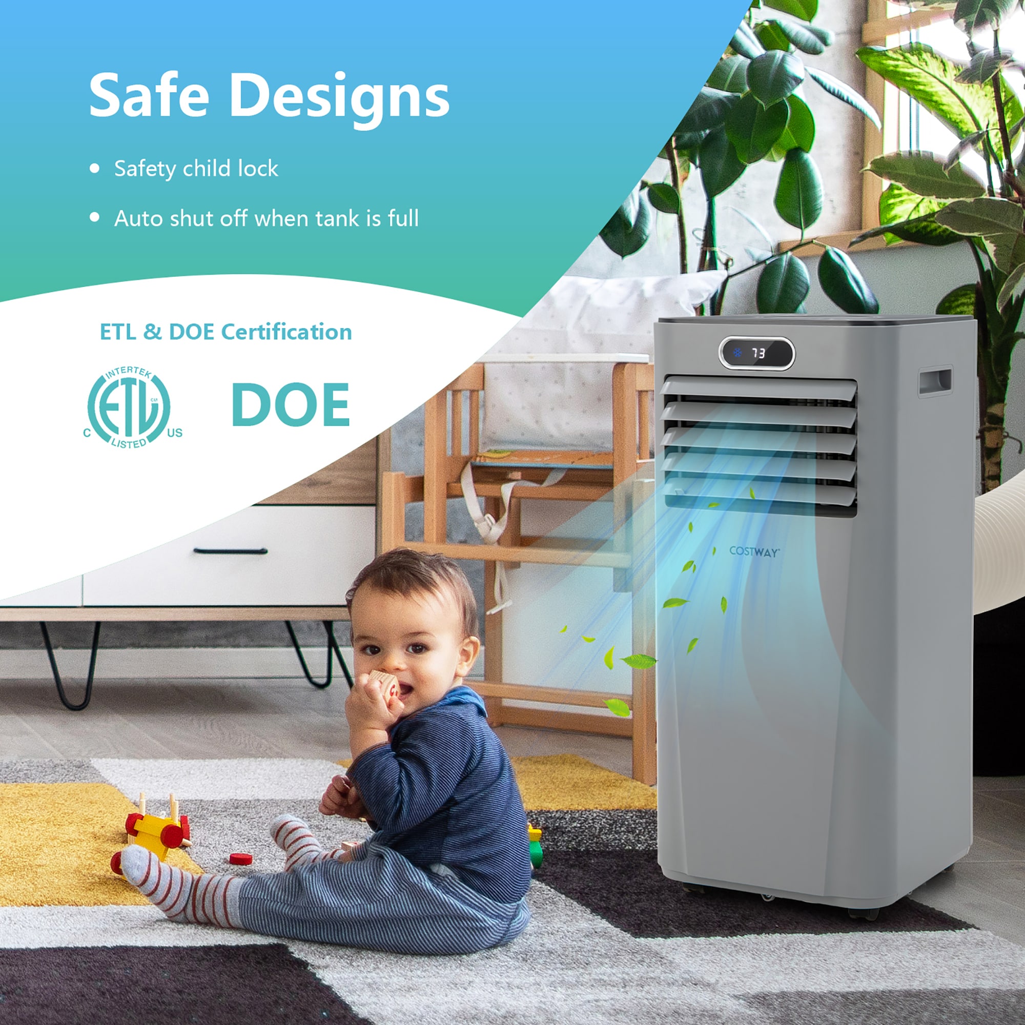 Costway LWS00204 Portable-Air-Conditioners - View #9