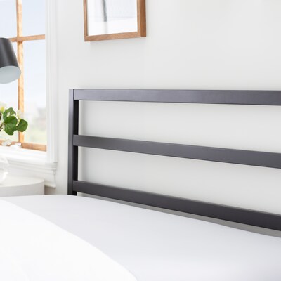 Brookside Liv Double Panel Metal, Brookside Contemporary Platform Bed Frame With Double Panel Headboard