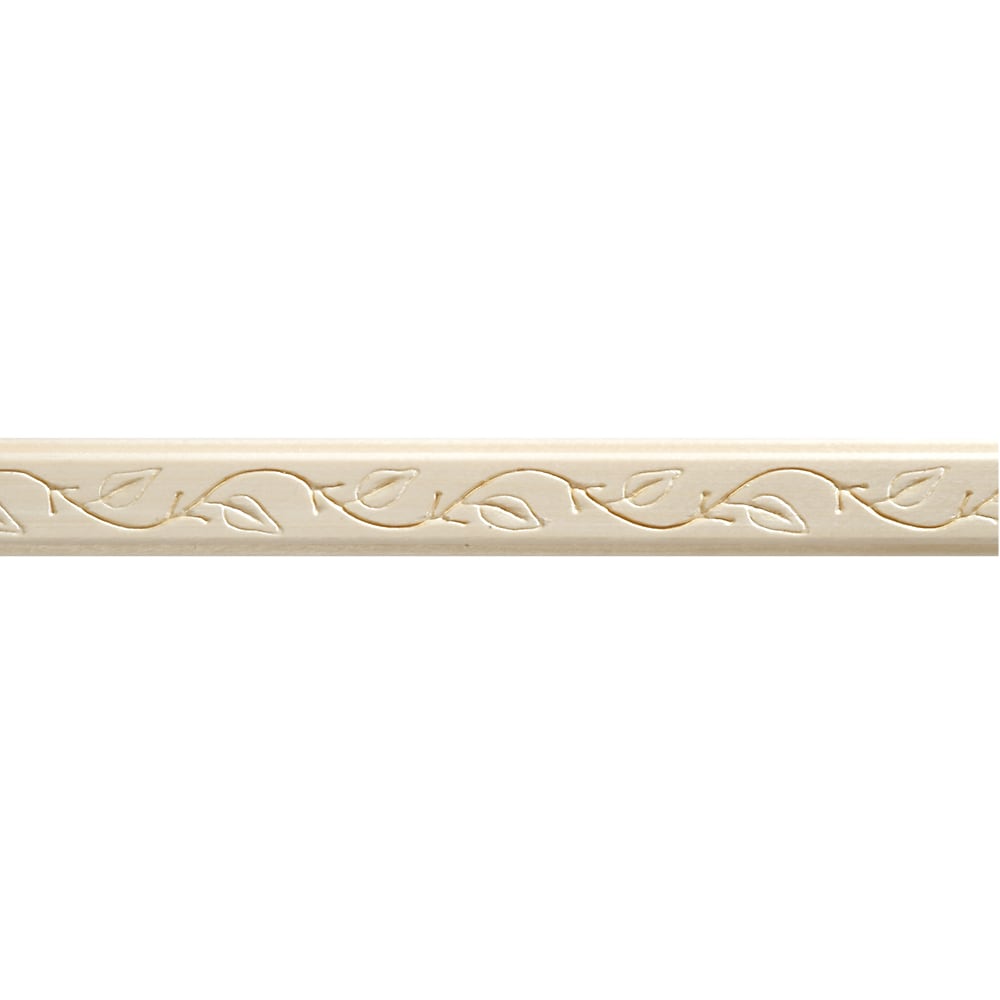 Ornamental Mouldings 3/8-in x 7/8-in x 7-ft 8-in Unfinished White hardwood 1425 Chair Rail Moulding