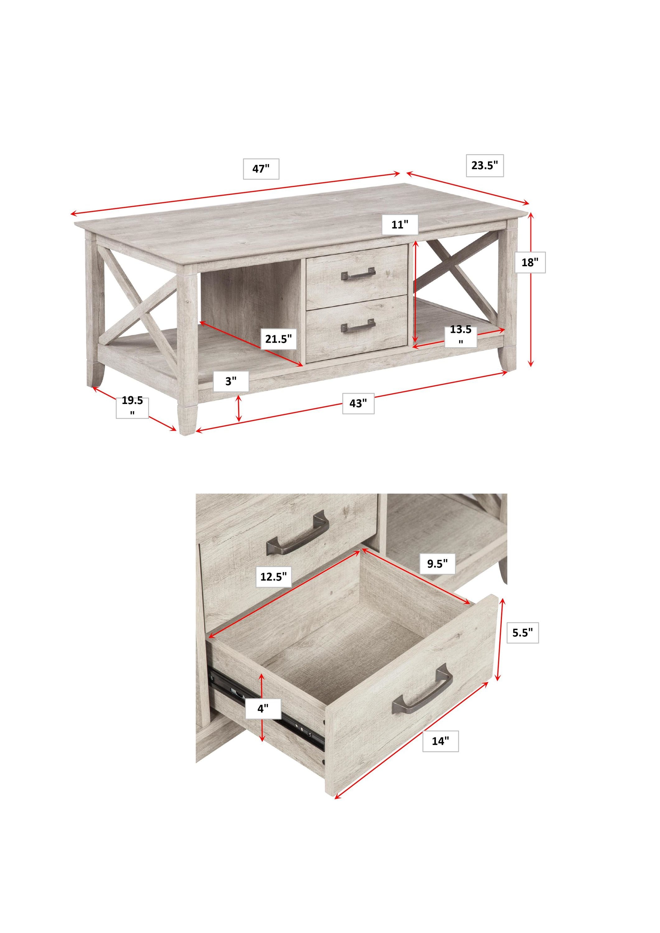 Saint Birch SBHN8009CTWG Coffee-Tables - View #6