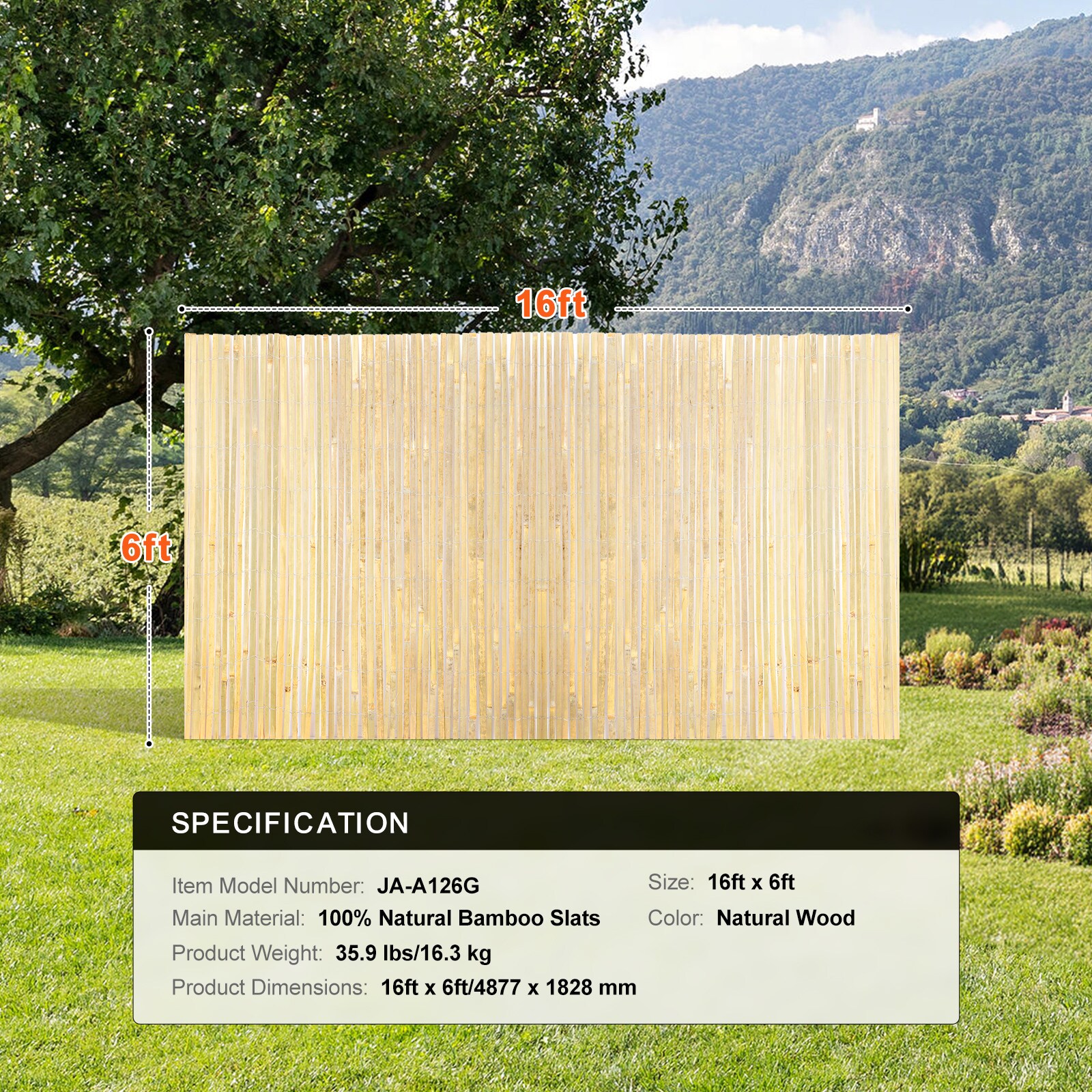 VEVOR SCZWLFTSZ16F05312V0 Rolled-Fence - View #7