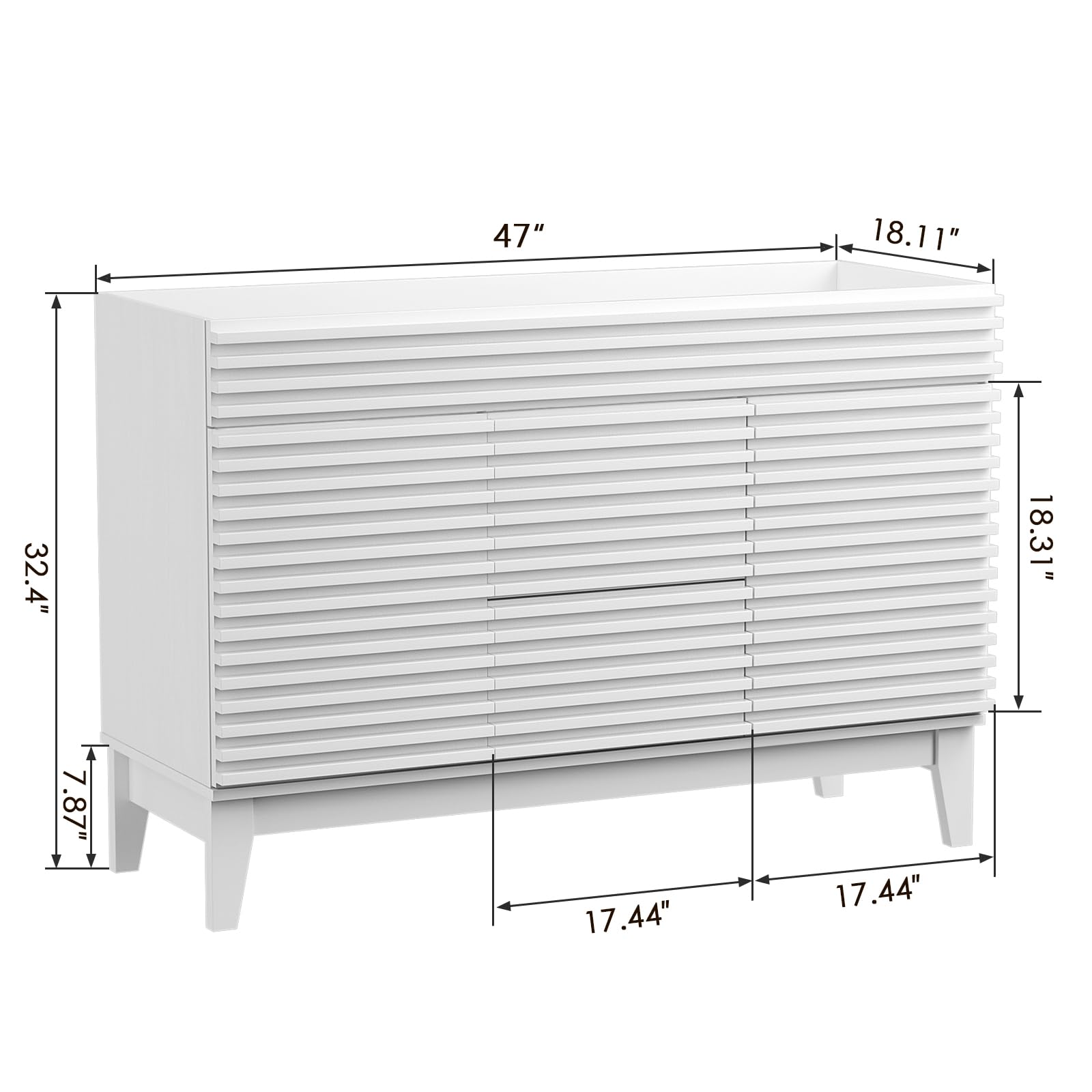 LOVMOR SF-R-YSG-48WH vanities - View #5