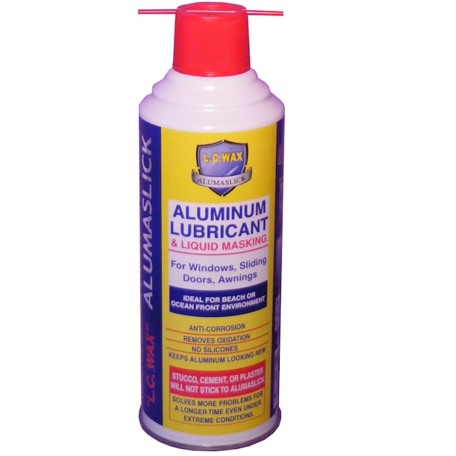 11 Oz Aluminum Lubricant, Silicone Spray For Sliding Doors