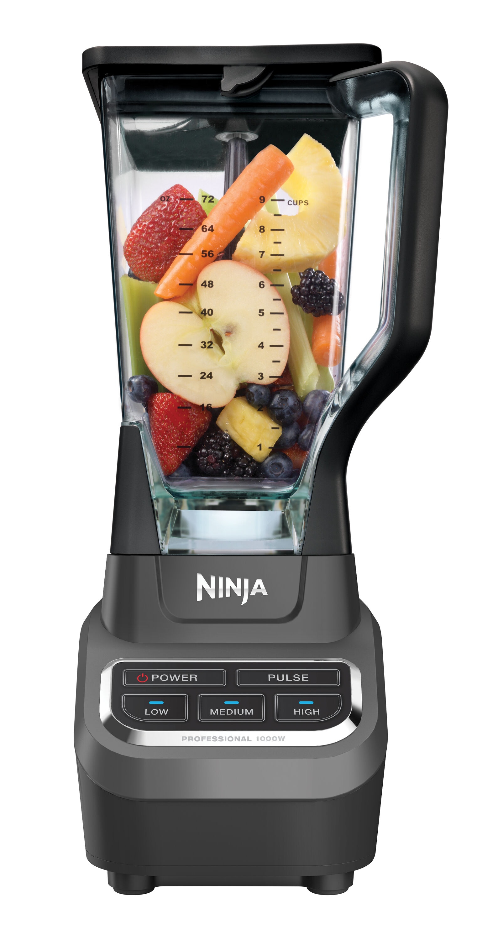 Ninja 72-oz Black/Silver 1000-Watt Pulse Control Blender in the